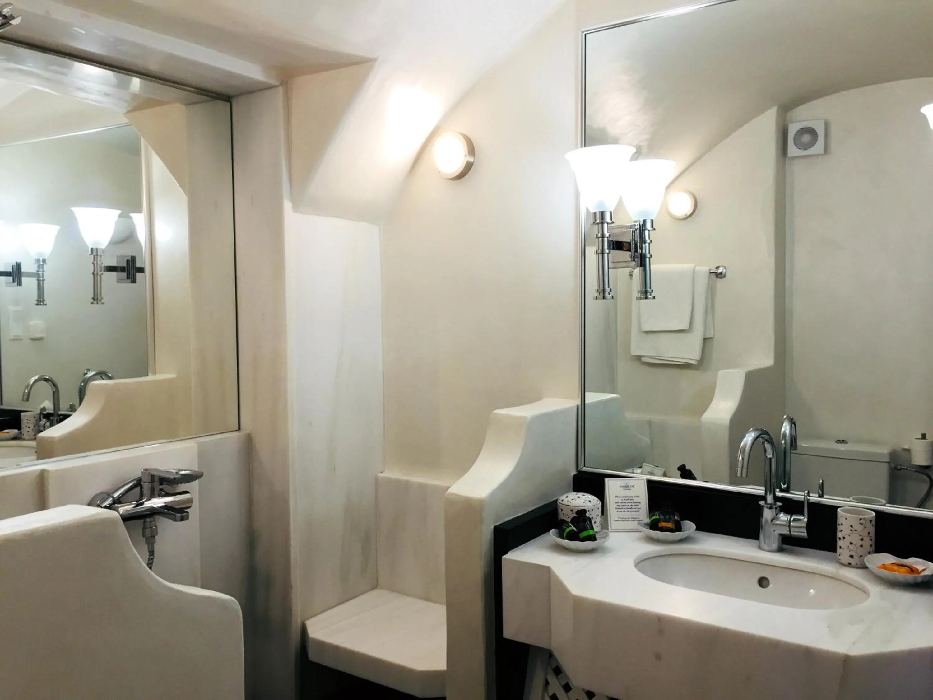 Bathroom in Aigialos Luxury Traditional Settlement