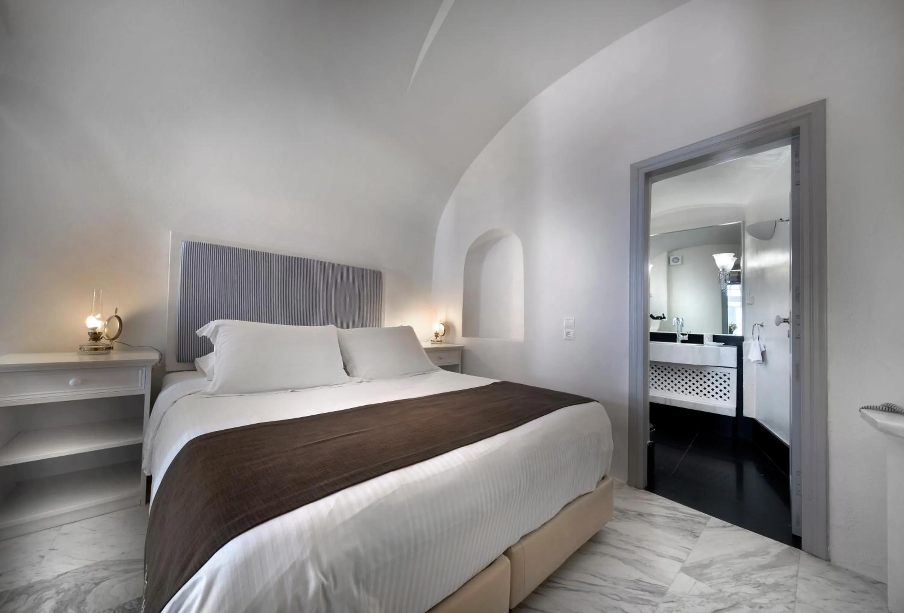 Bedroom, Bed in Aigialos Luxury Traditional Settlement