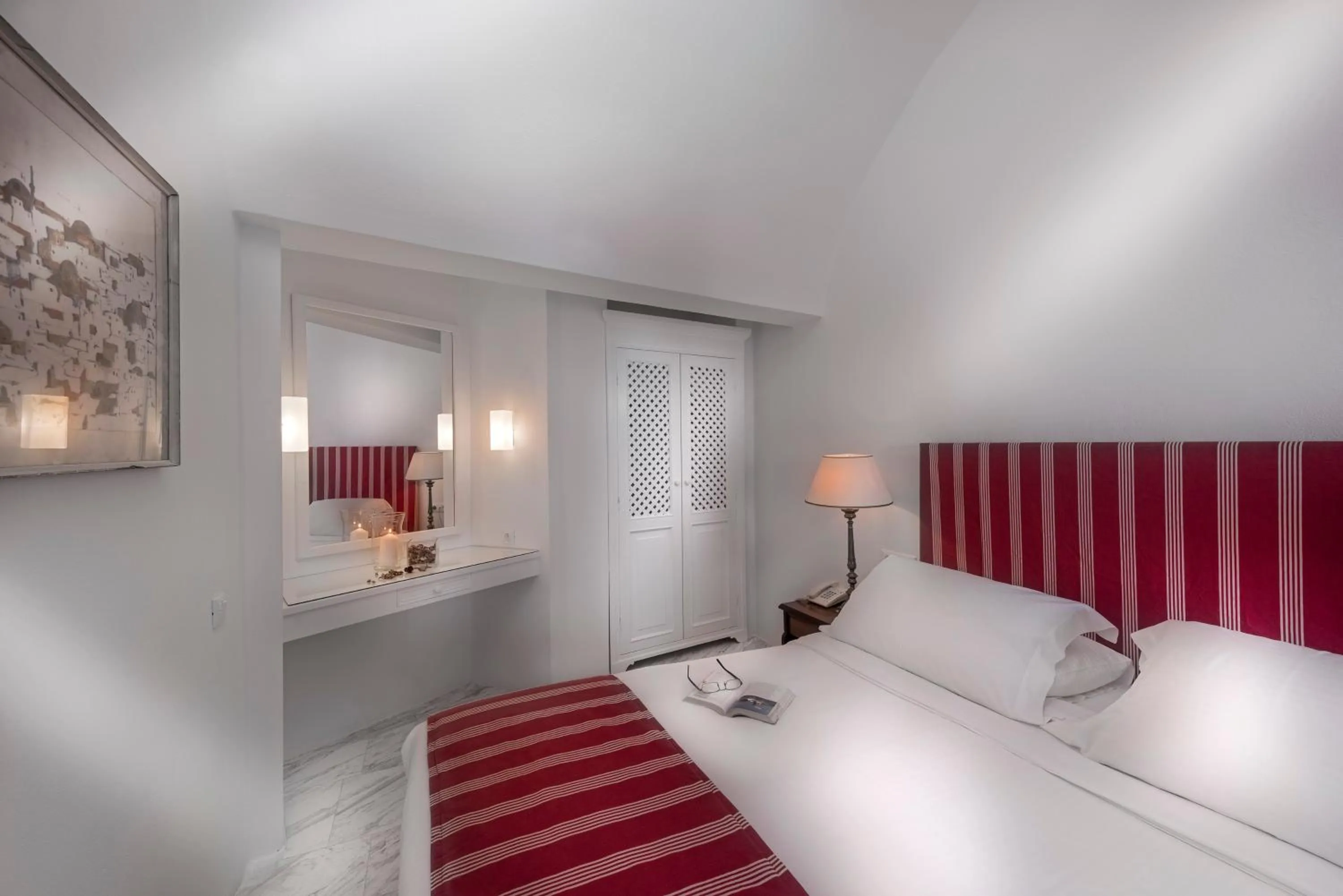 Bedroom, Bed in Aigialos Luxury Traditional Settlement