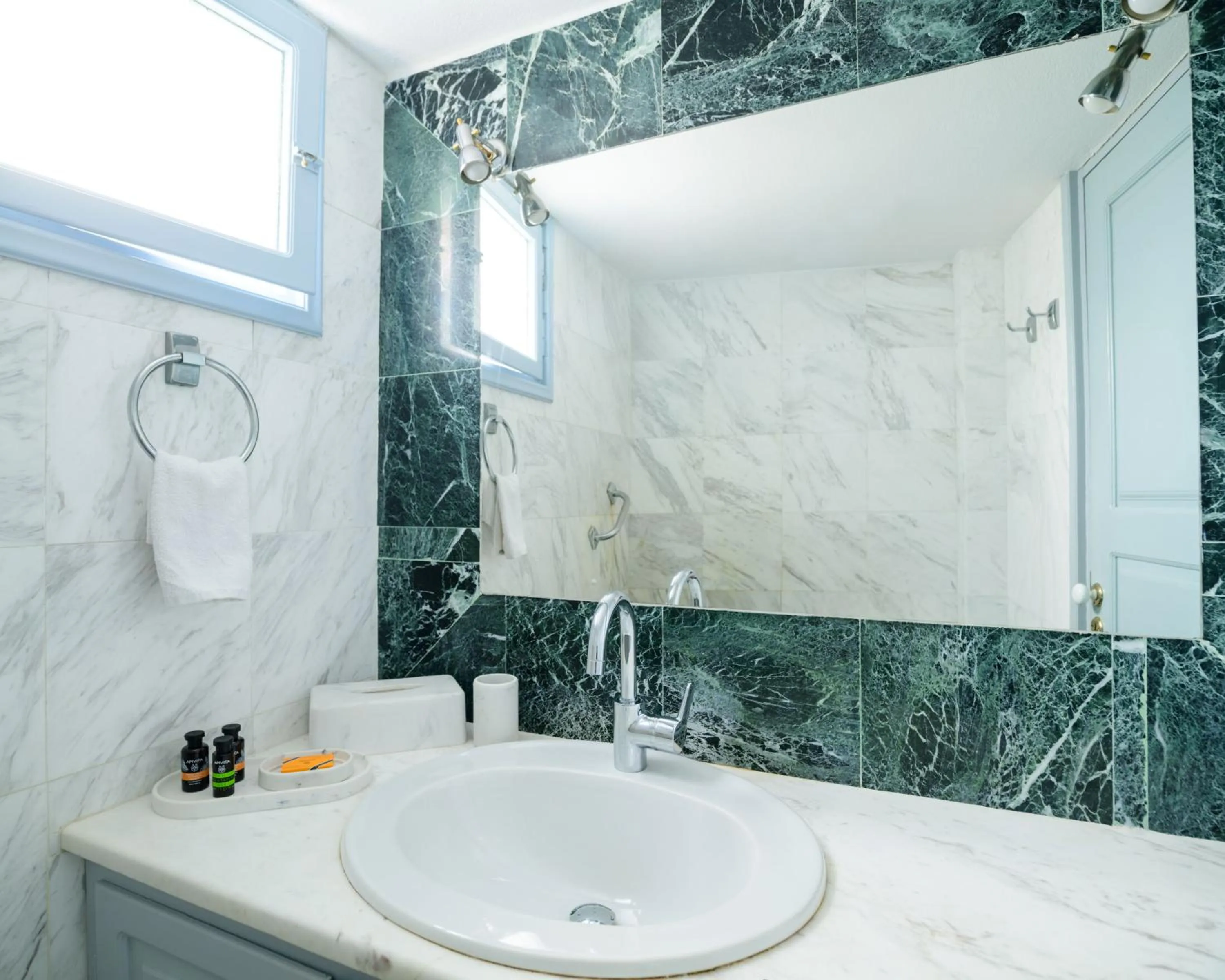 Bathroom in Aigialos Luxury Traditional Settlement