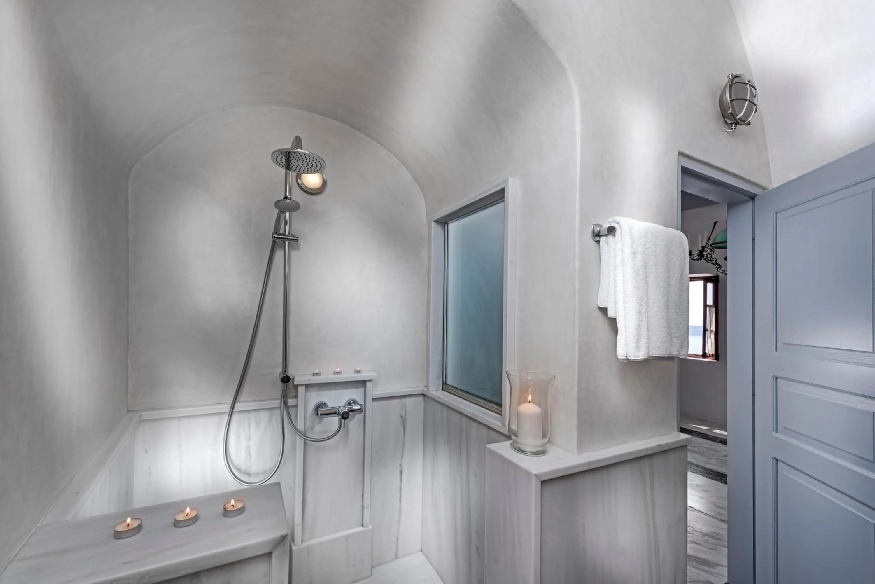 Bathroom in Aigialos Luxury Traditional Settlement