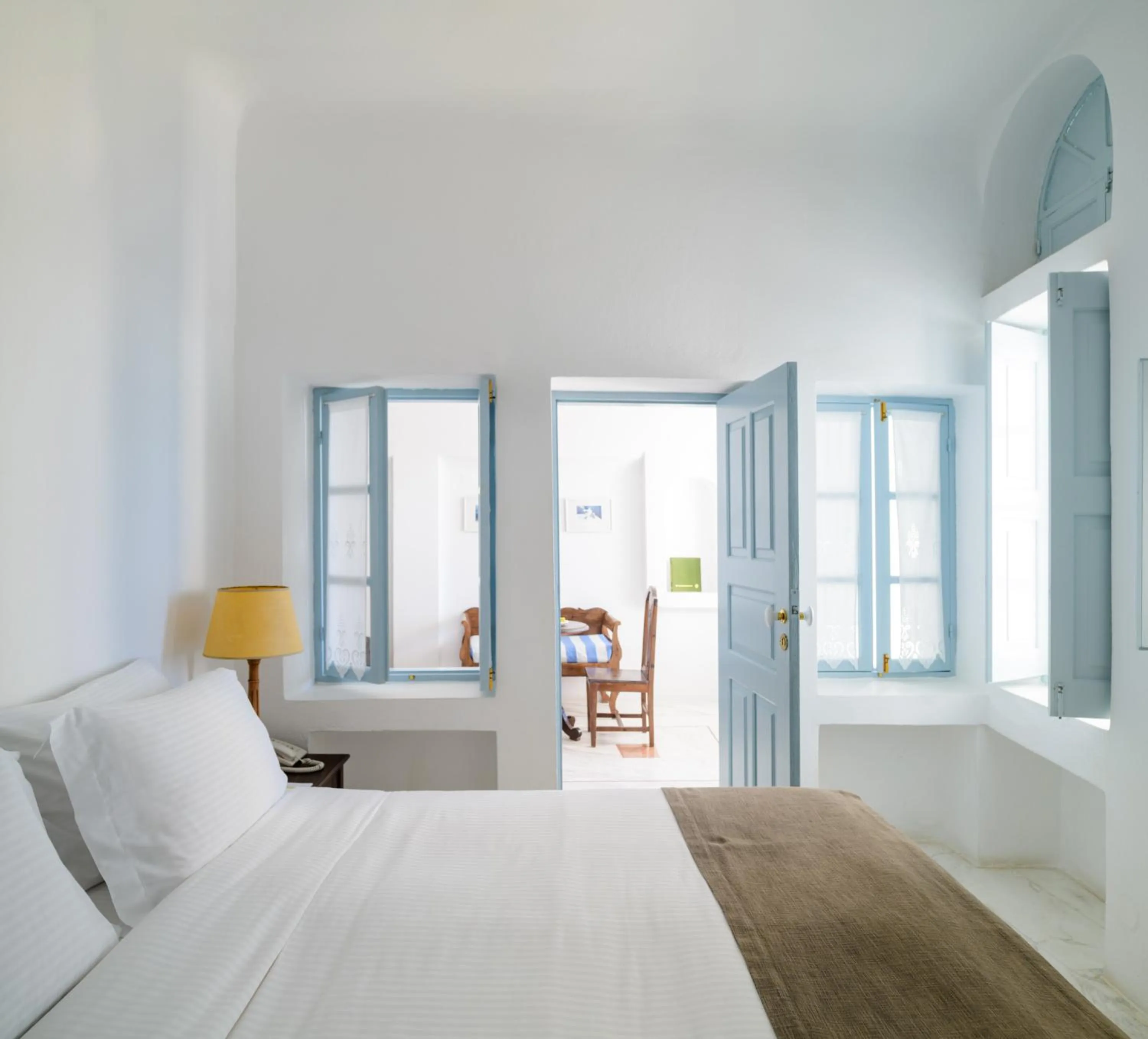 Bedroom, Bed in Aigialos Luxury Traditional Settlement