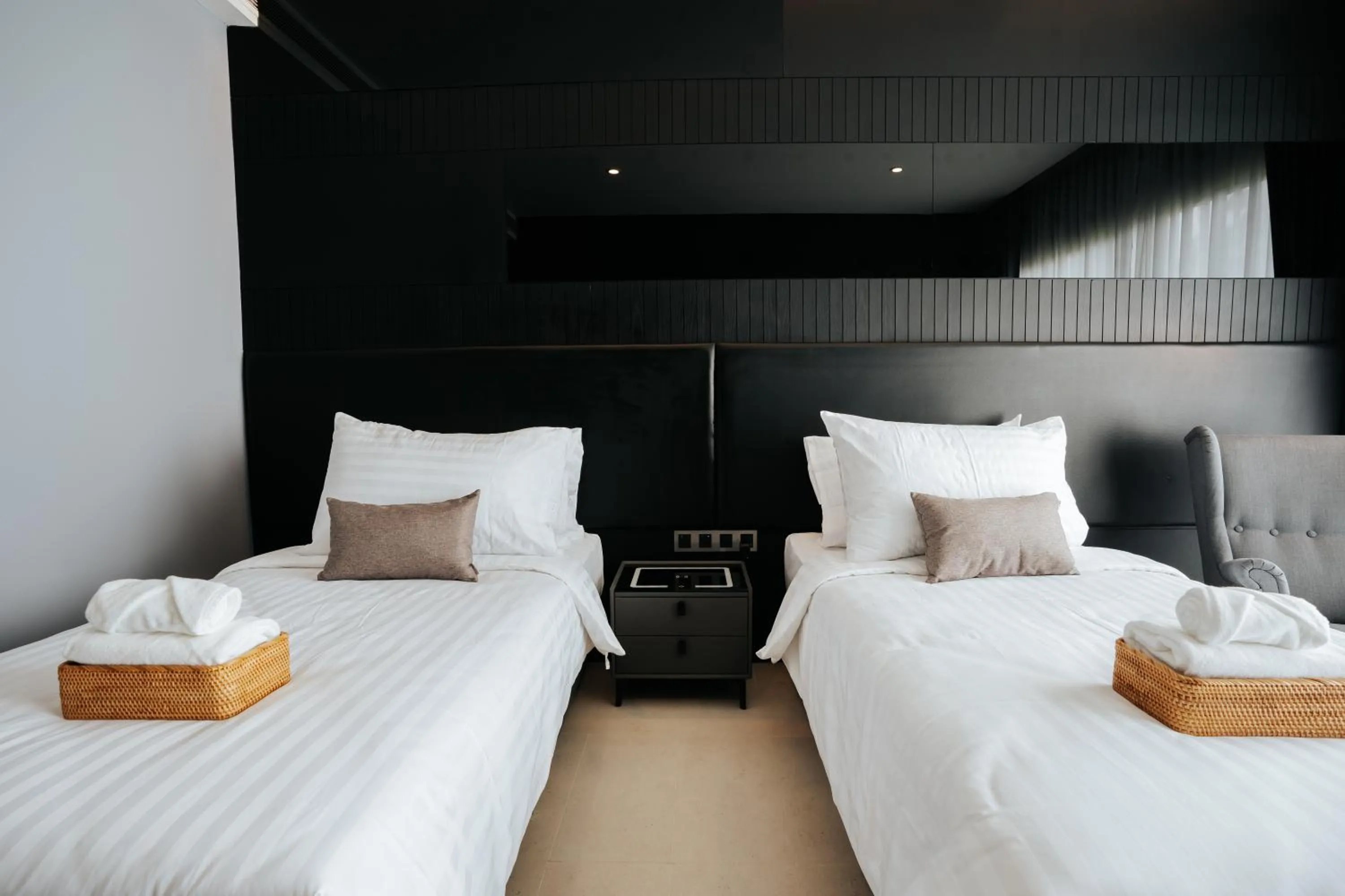 Bed in The Grandiose Hotel Chiang Rai เดอะแกรนด์ดิโอสเชียงราย