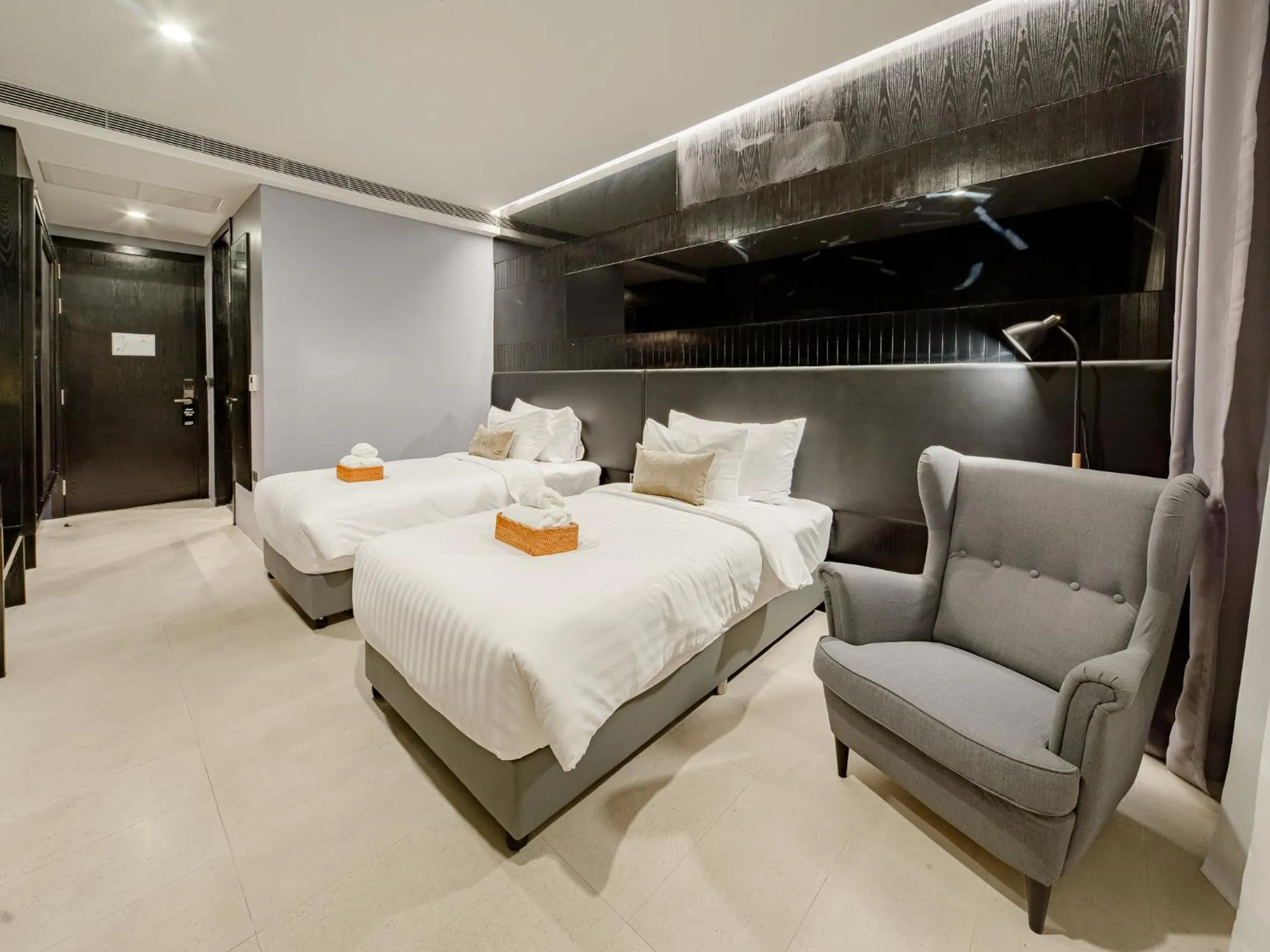 Bed in The Grandiose Hotel Chiang Rai เดอะแกรนด์ดิโอสเชียงราย