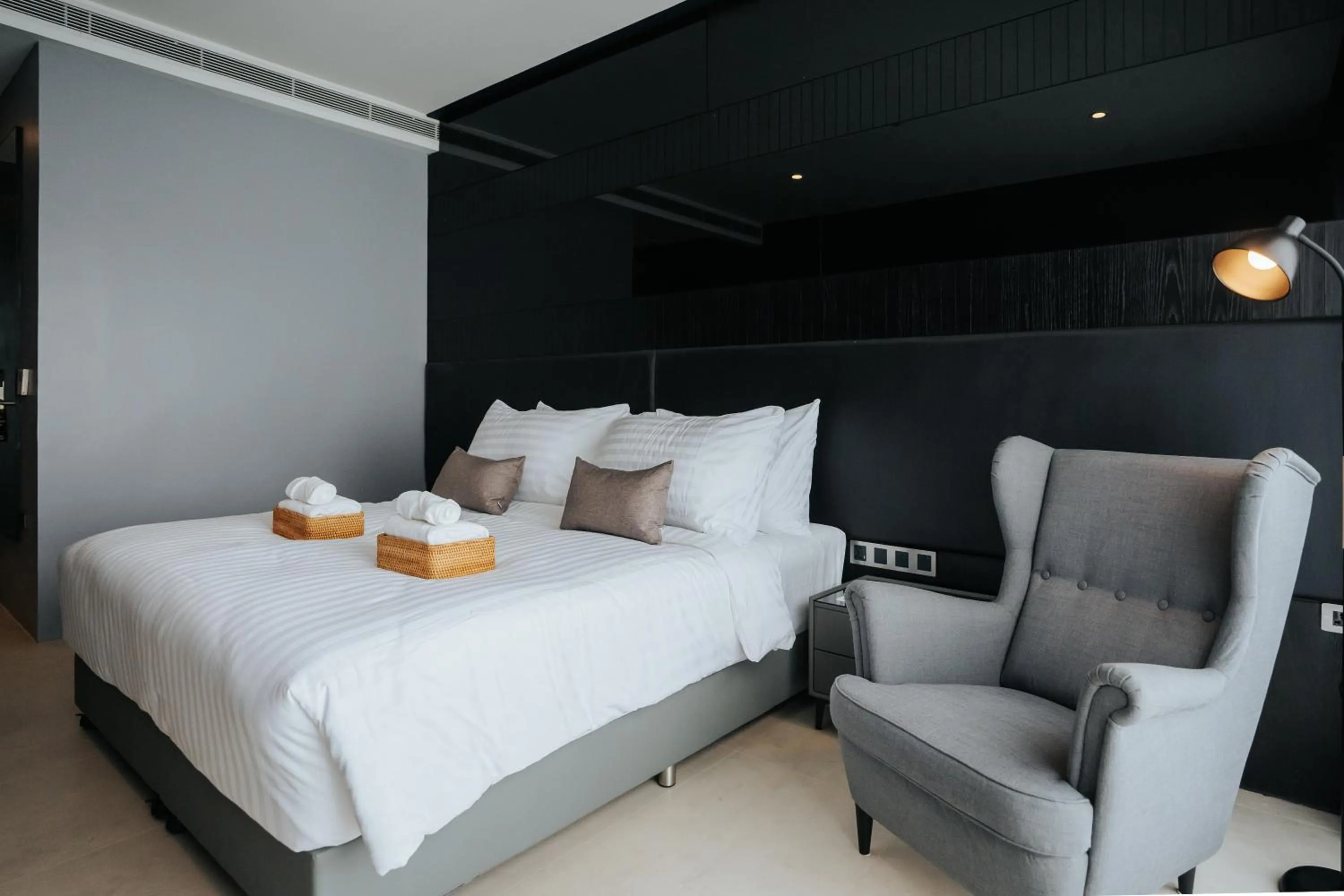 Bed in The Grandiose Hotel Chiang Rai เดอะแกรนด์ดิโอสเชียงราย