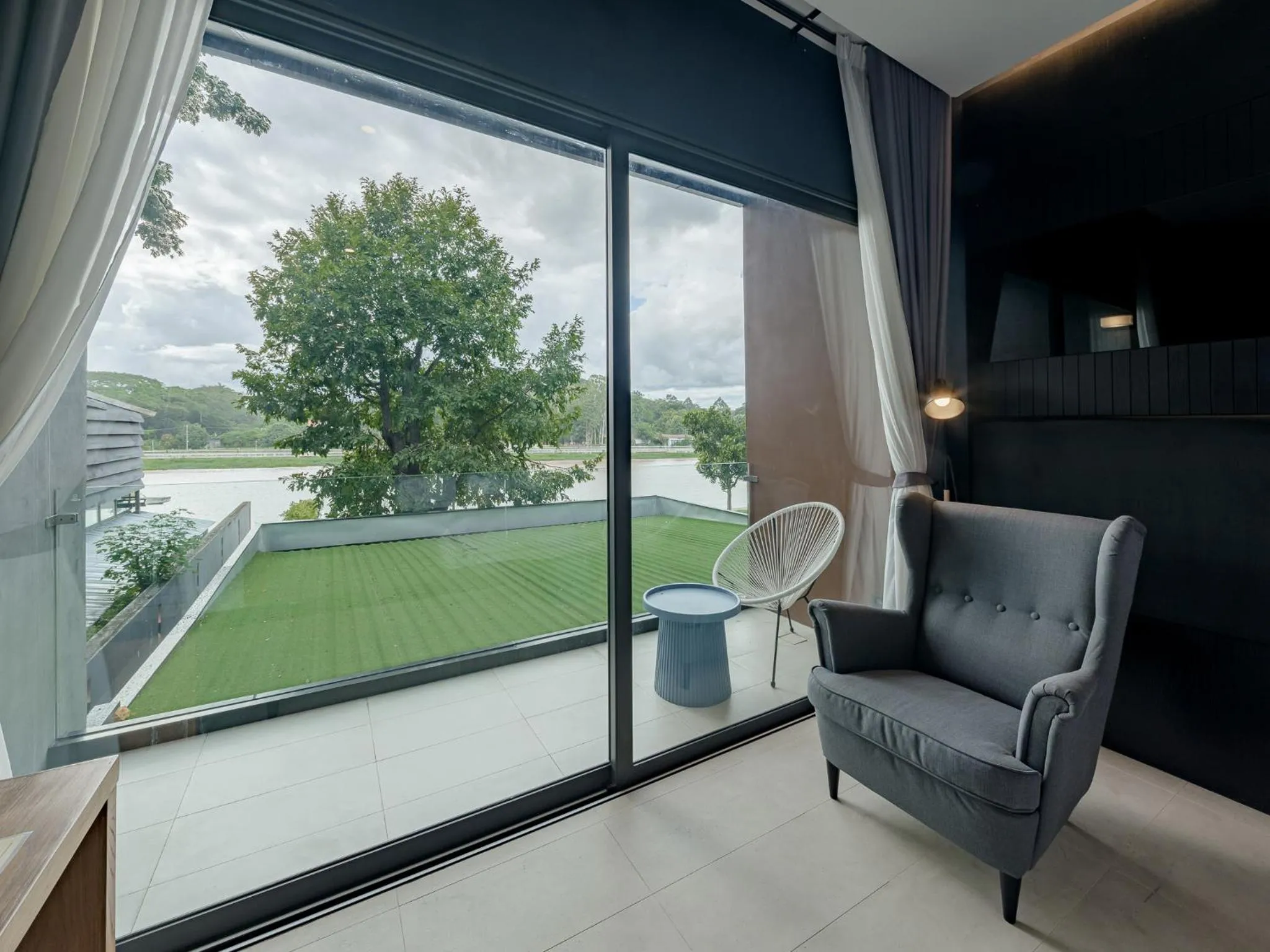 Garden view in The Grandiose Hotel Chiang Rai เดอะแกรนด์ดิโอสเชียงราย