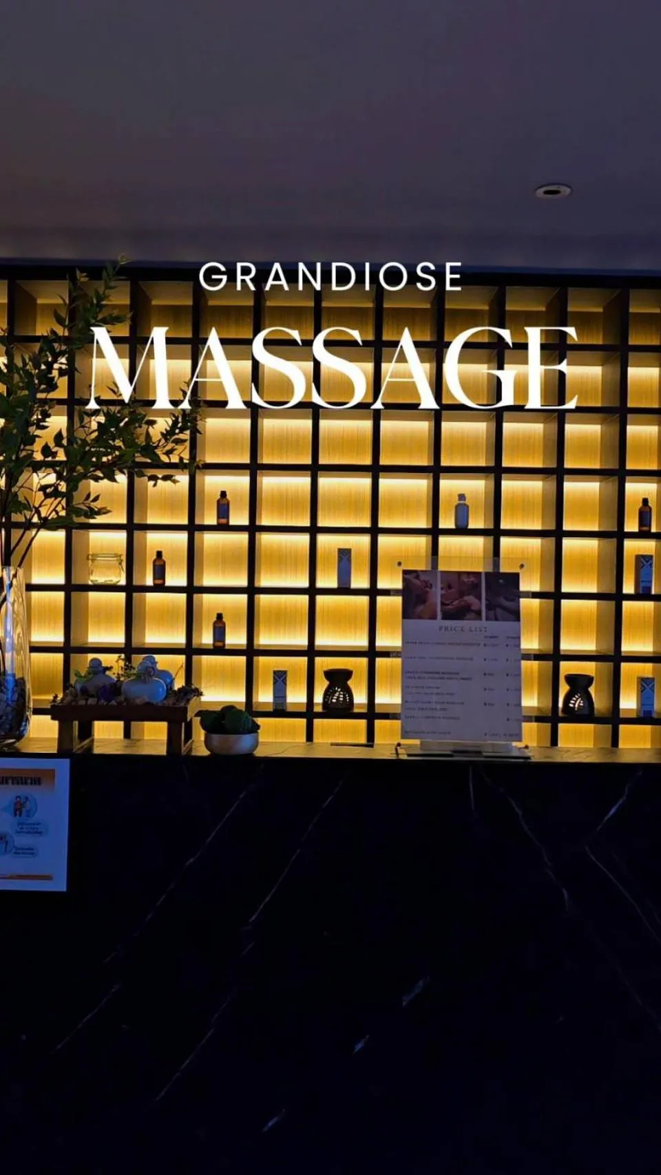 Spa and wellness centre/facilities in The Grandiose Hotel Chiang Rai เดอะแกรนด์ดิโอสเชียงราย