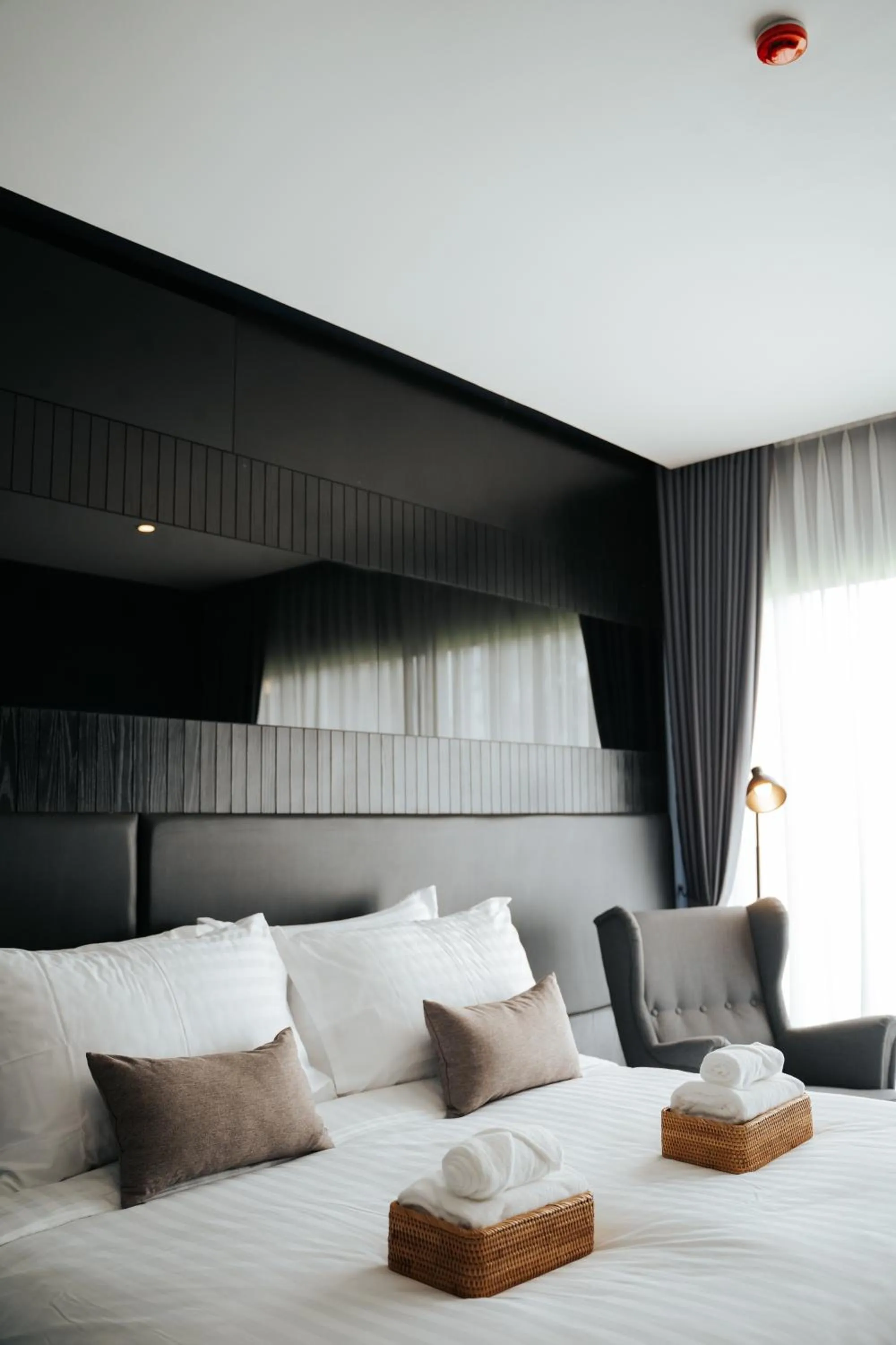 Bed in The Grandiose Hotel Chiang Rai เดอะแกรนด์ดิโอสเชียงราย