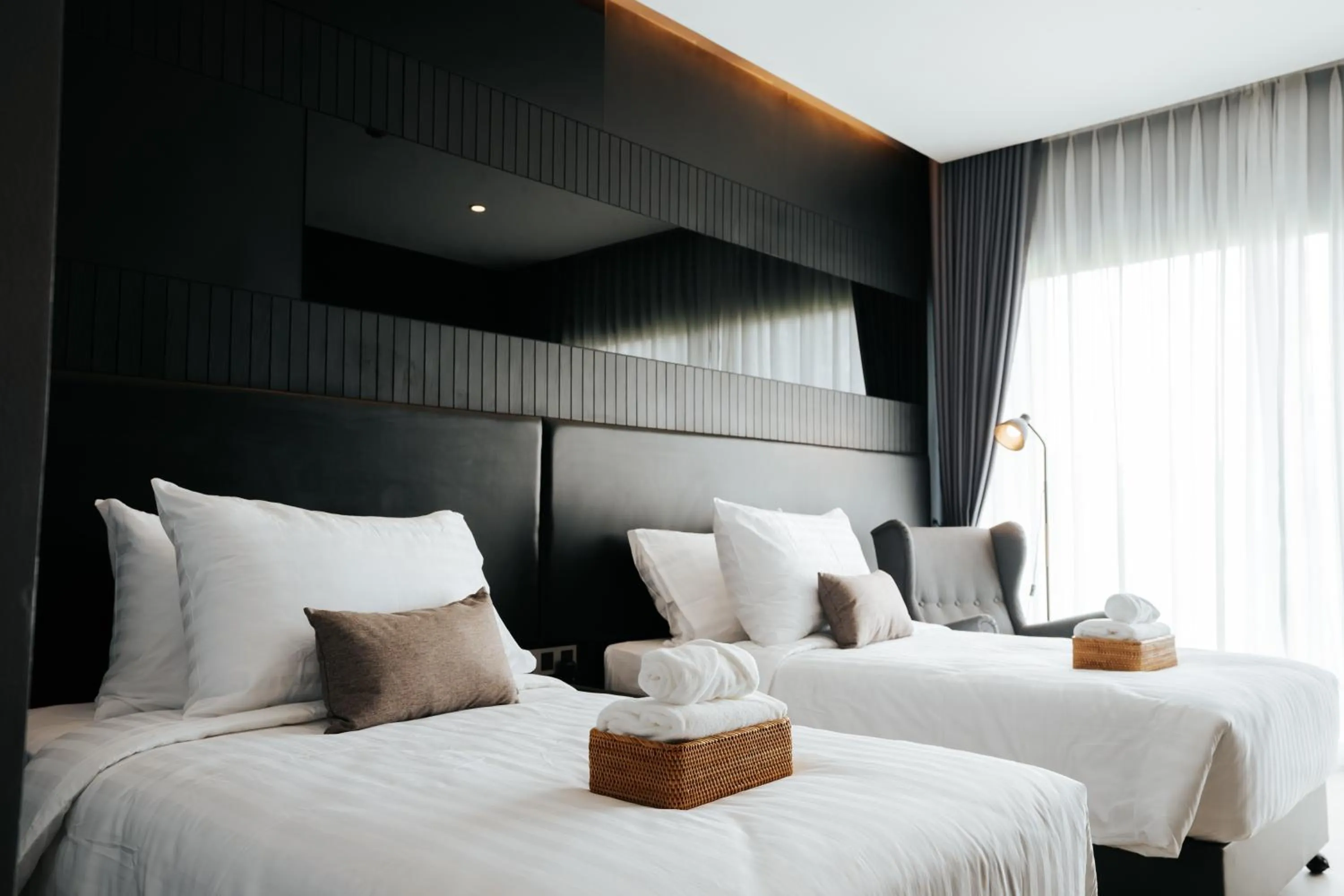 Bed in The Grandiose Hotel Chiang Rai เดอะแกรนด์ดิโอสเชียงราย