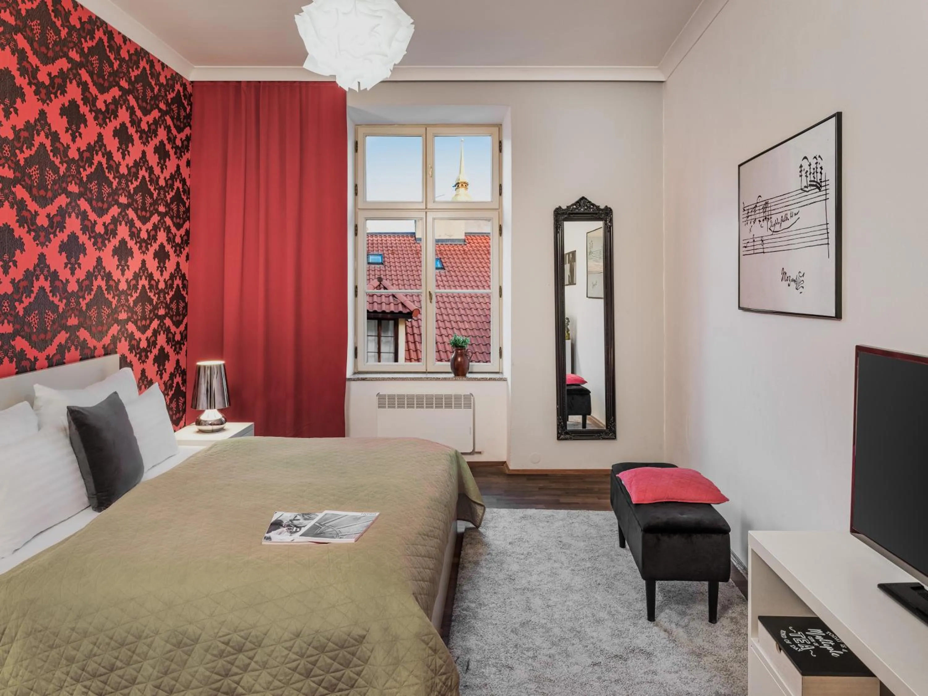 Bedroom, Bed in 4 Arts Apartments by Adrez