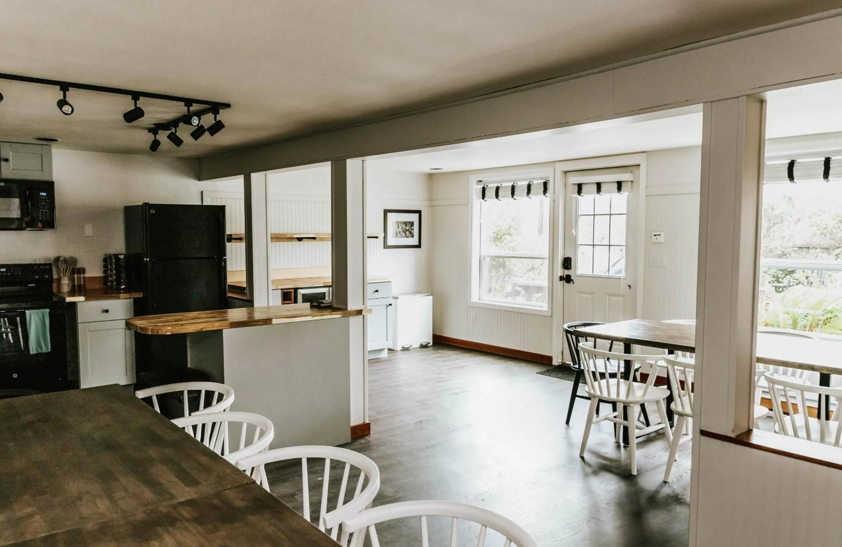 Dining area in The Inn at Arch Cape