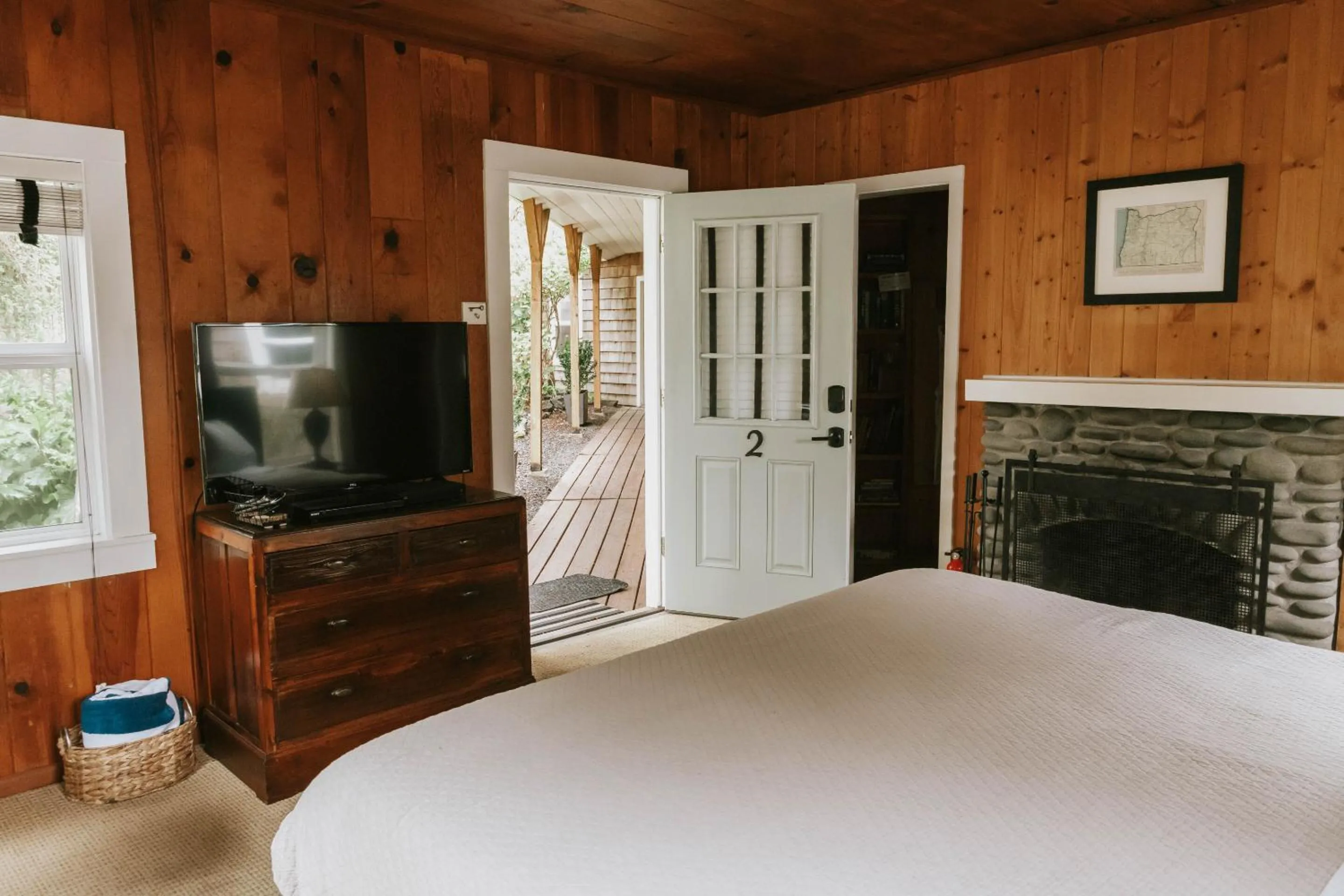 Bedroom in The Inn at Arch Cape