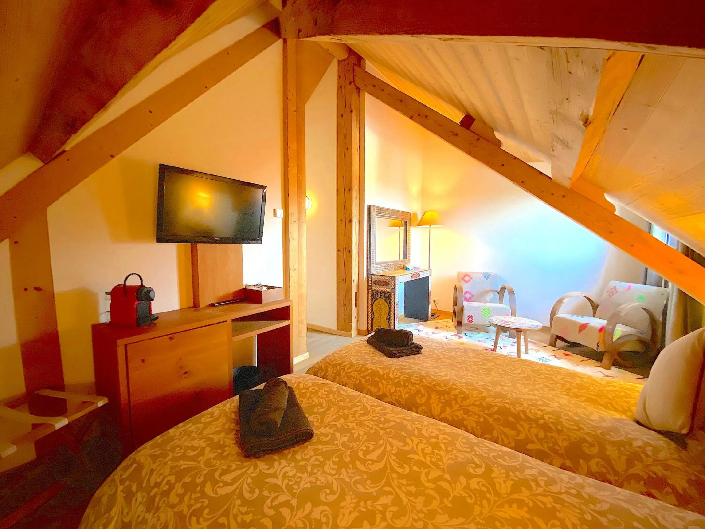 Bedroom, Bed in Auberge de l'Union