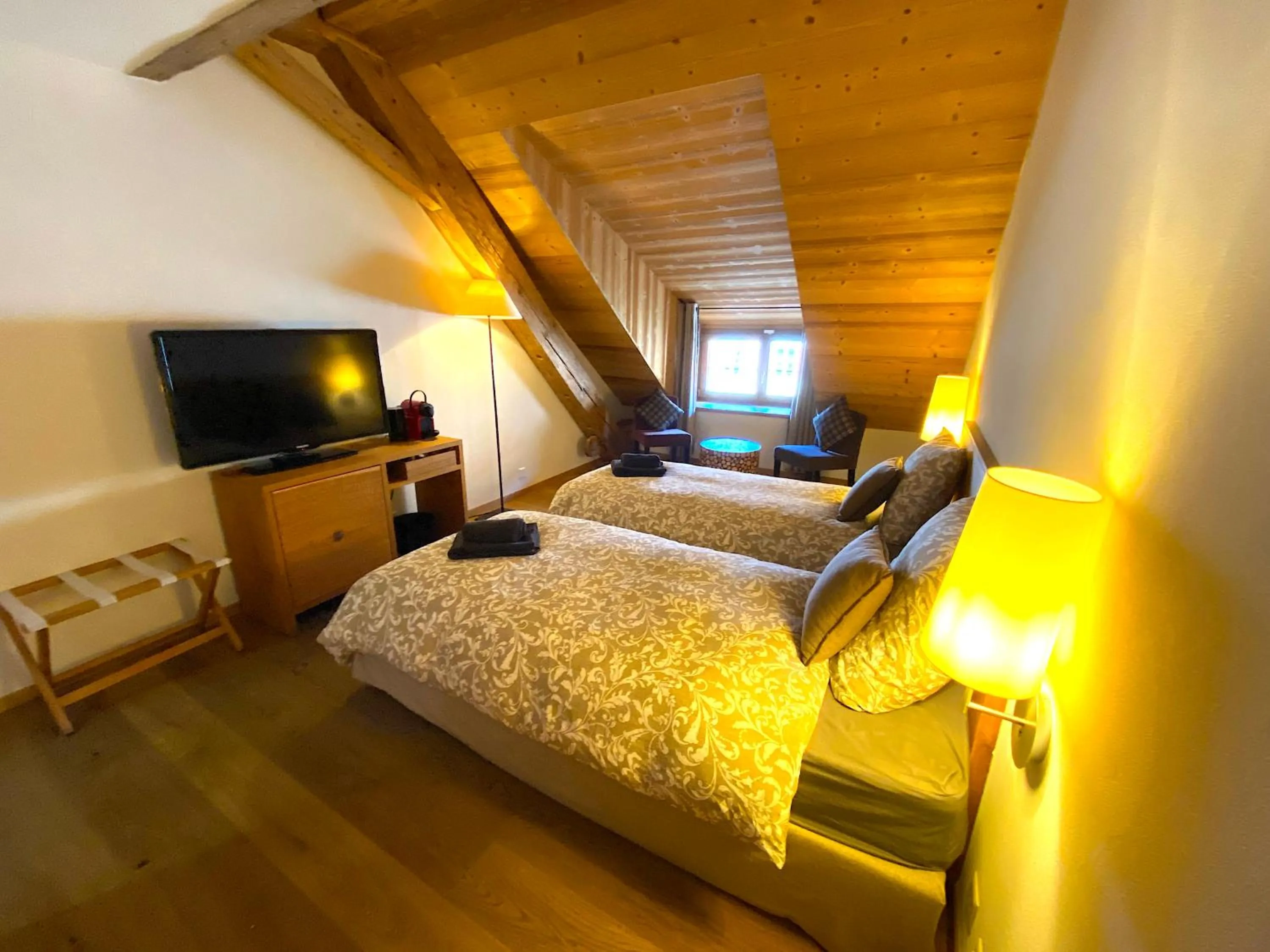 Bedroom, Bed in Auberge de l'Union