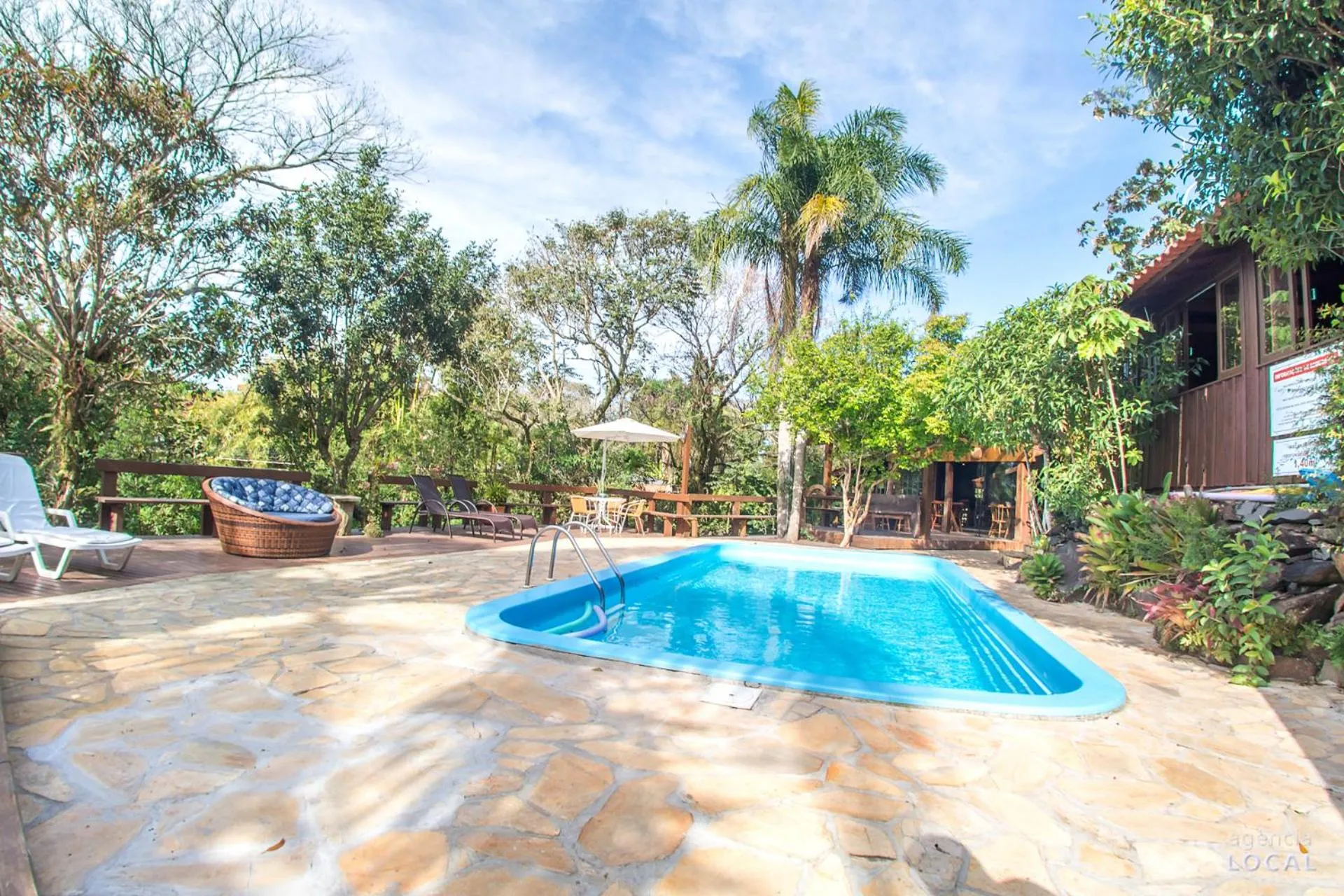 Garden in Pousada Rosa