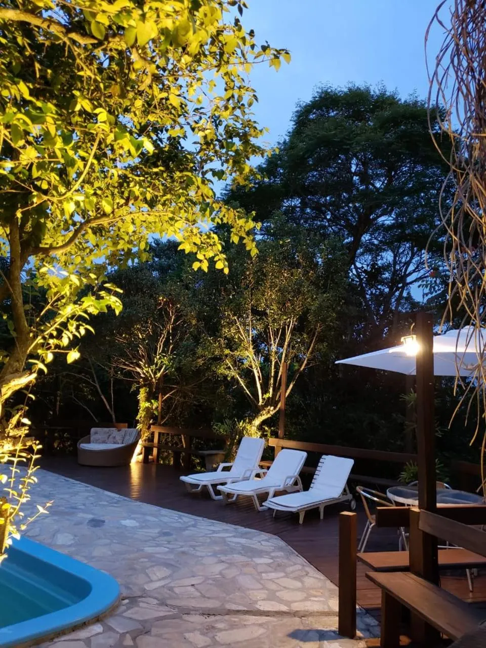 Swimming pool in Pousada Rosa