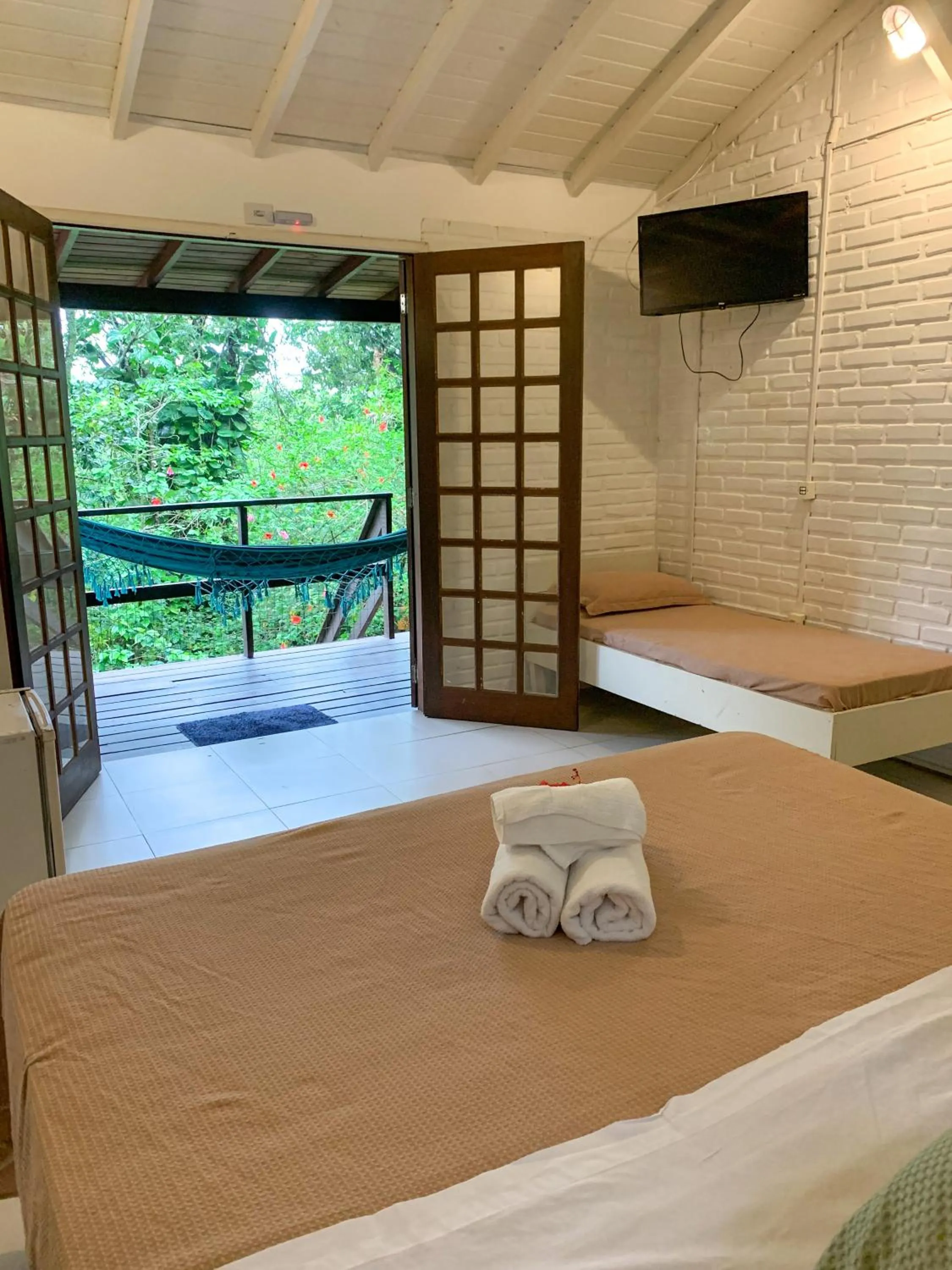 Bedroom, Bed in Pousada Rosa