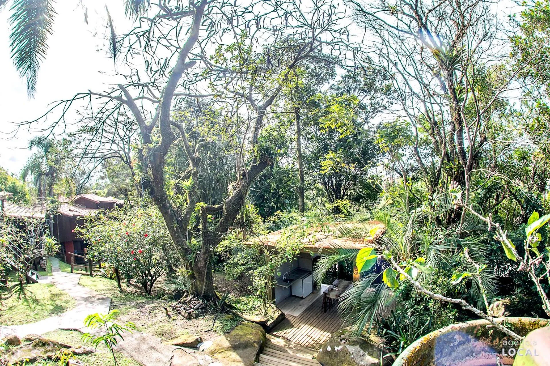 BBQ facilities in Pousada Rosa