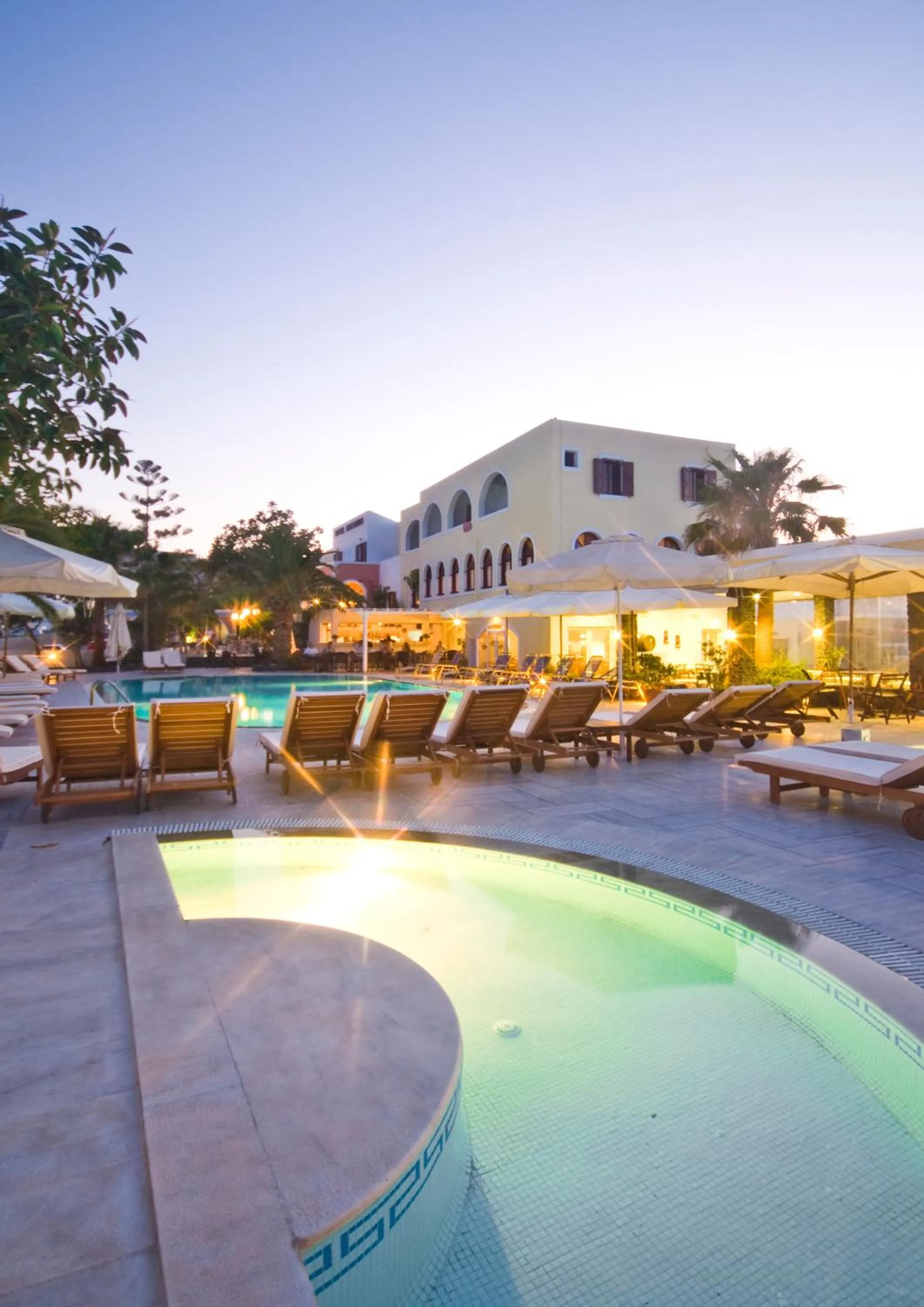 Swimming pool in Makarios Hotel