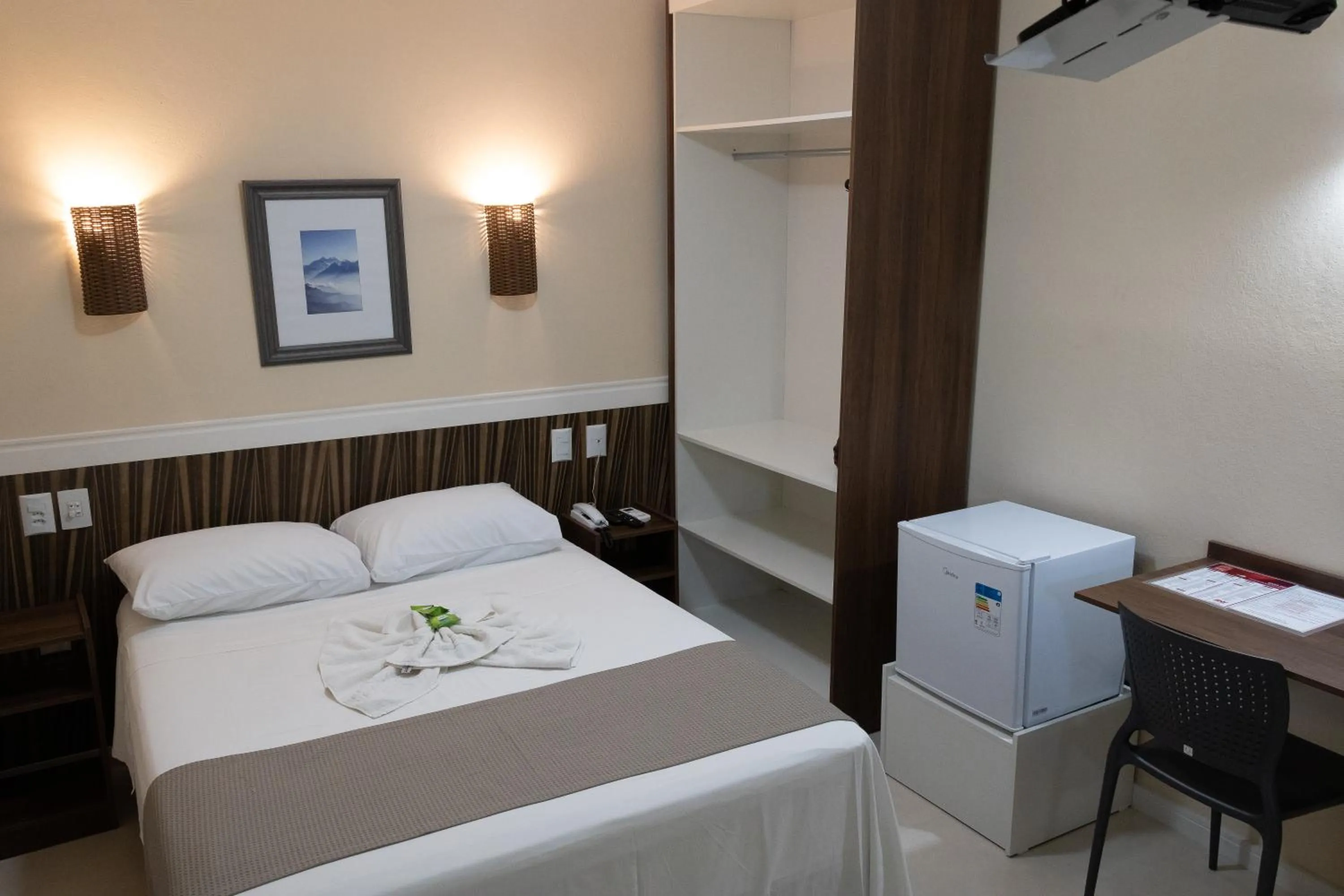 Bed in Pousada Kactus