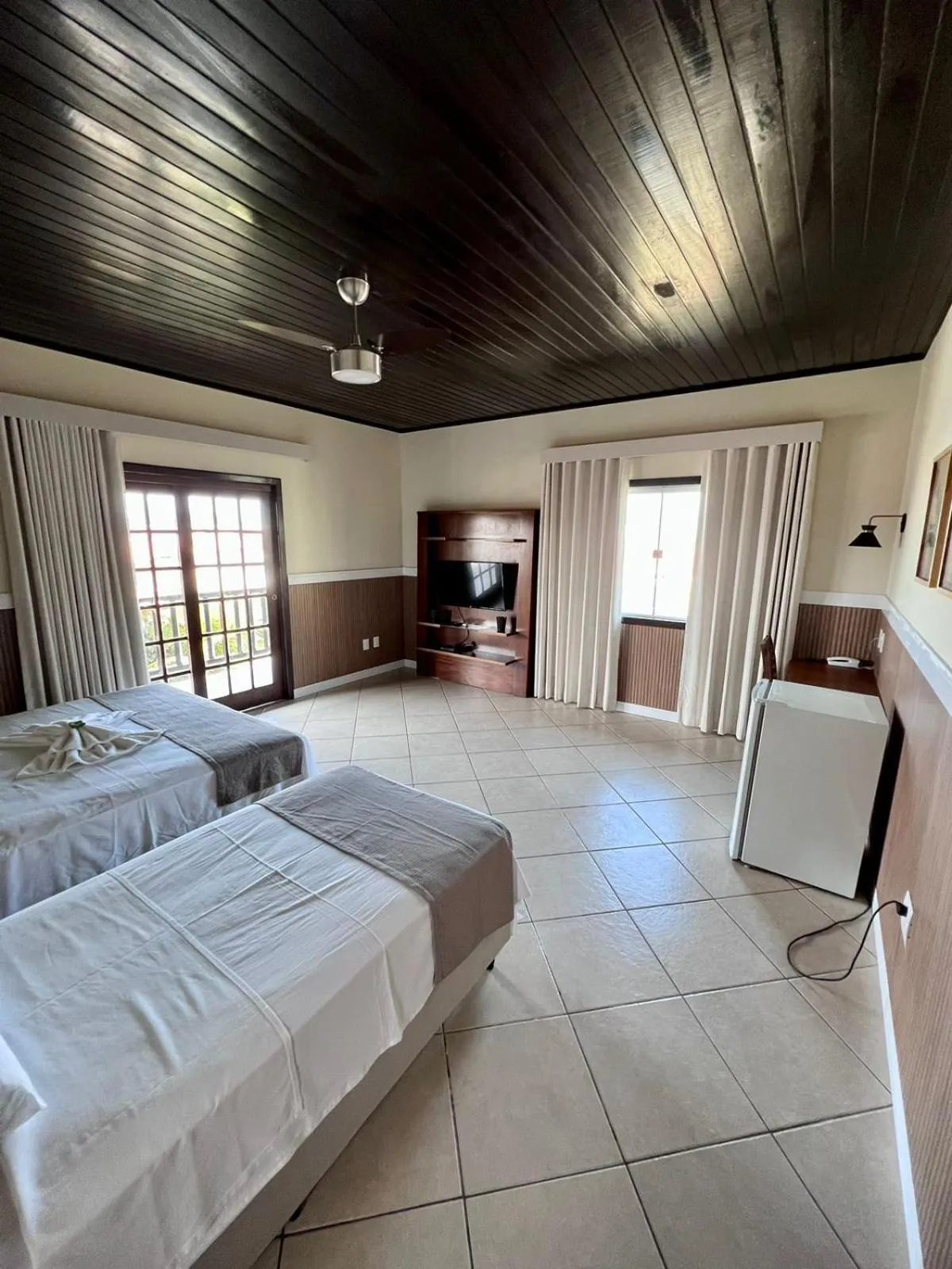 Bed in Pousada Kactus