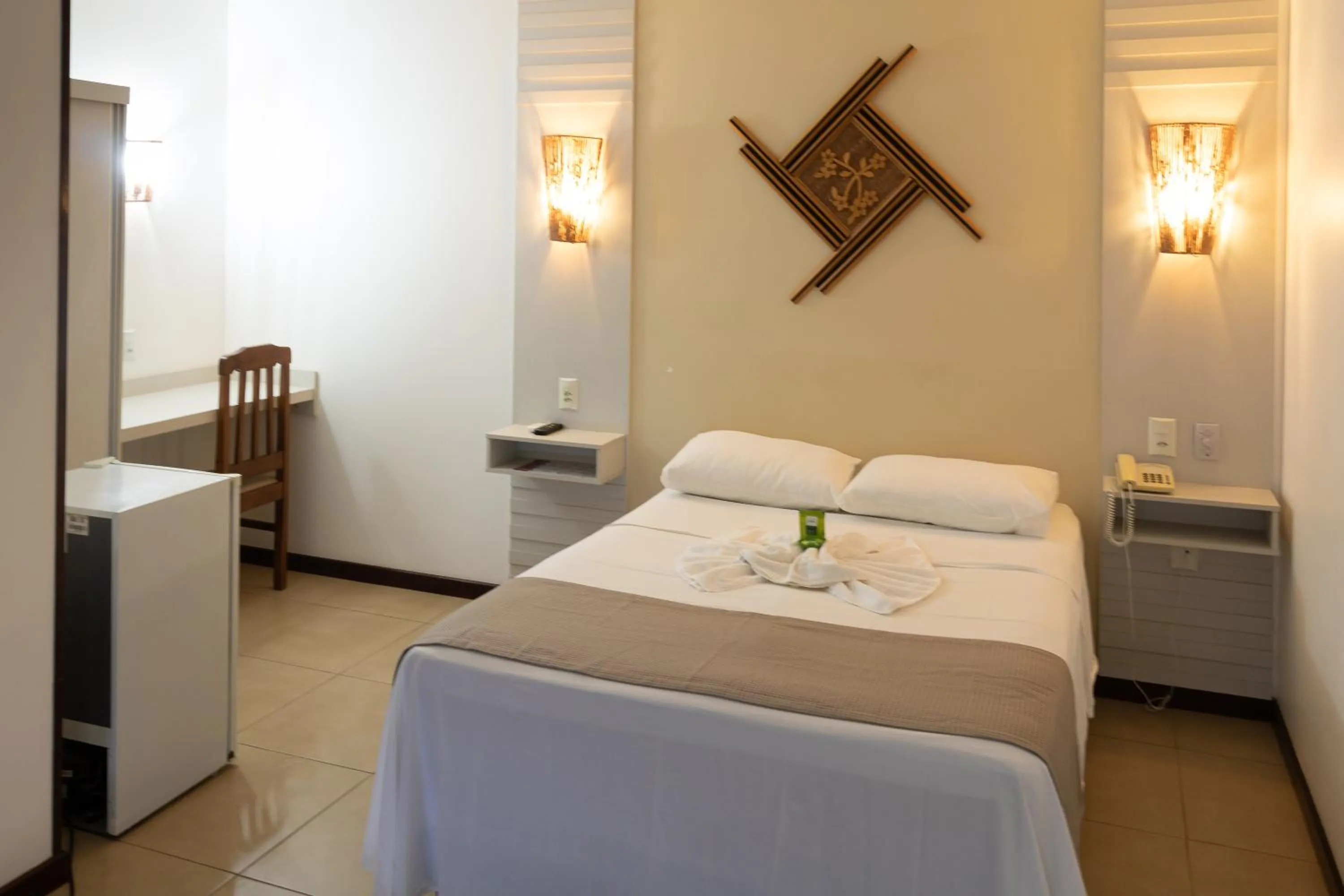 Bed in Pousada Kactus