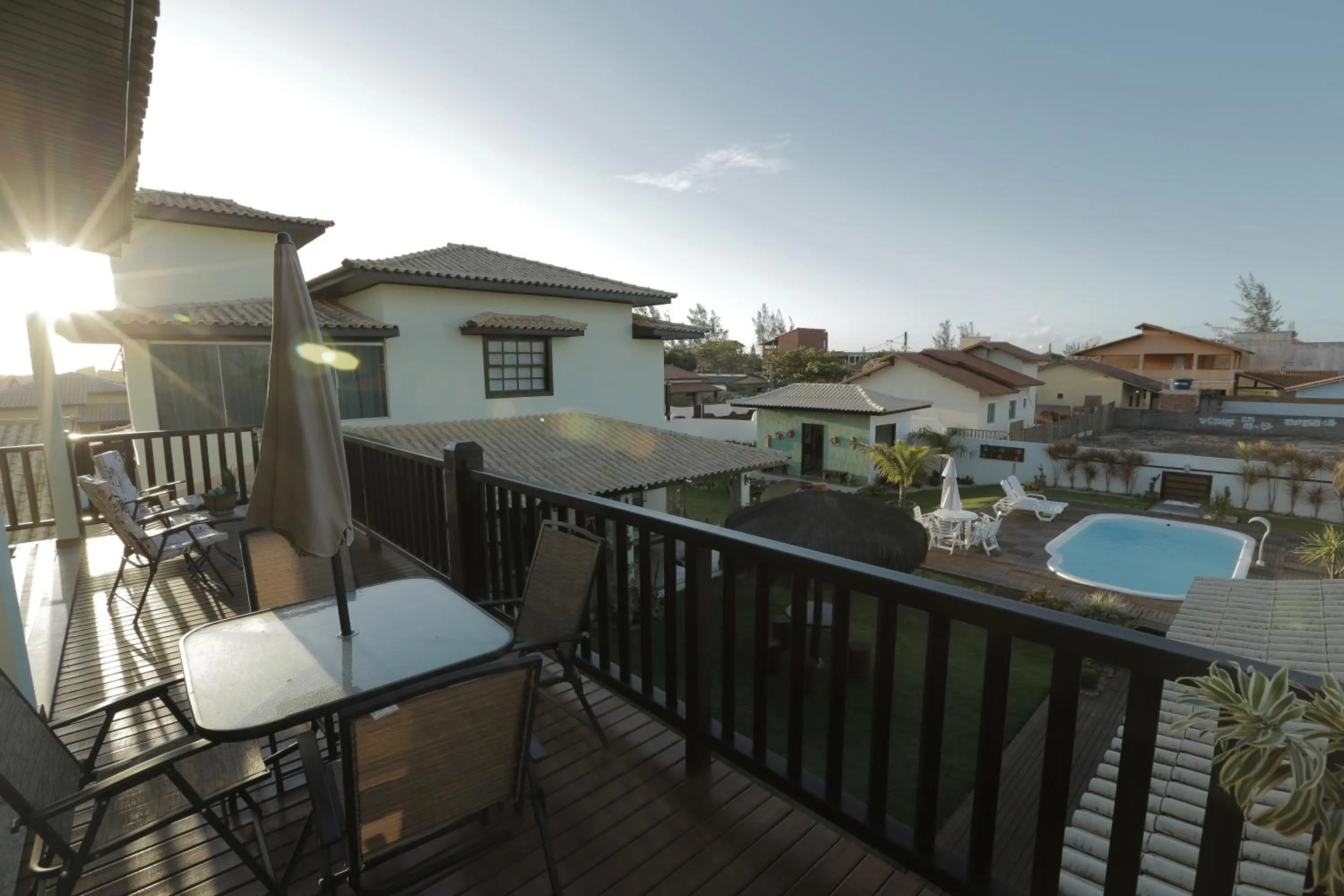 Balcony/Terrace in Pousada Kactus