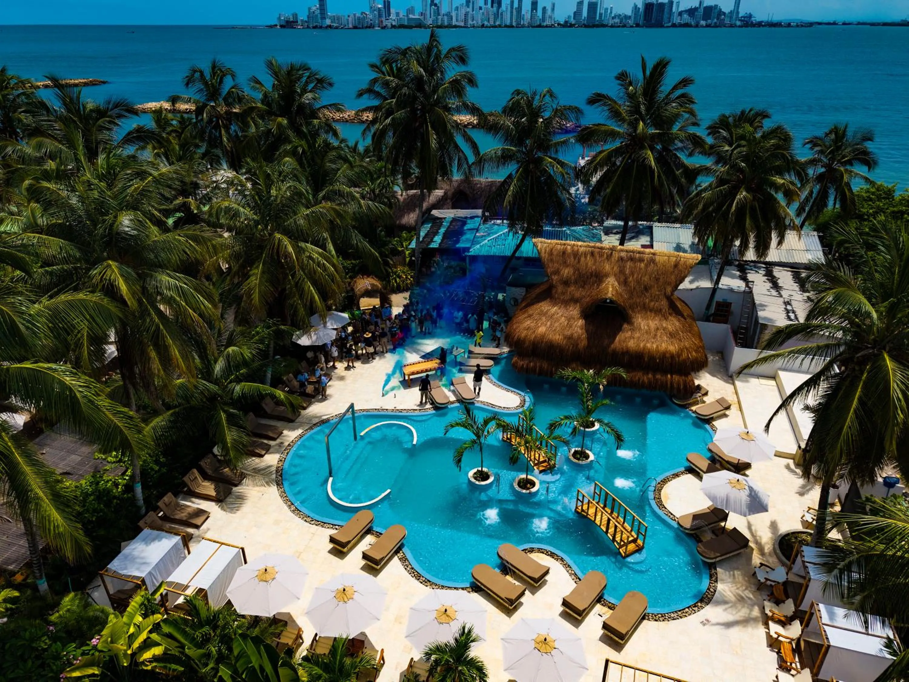 Swimming pool in Palmarito Beach Hotel
