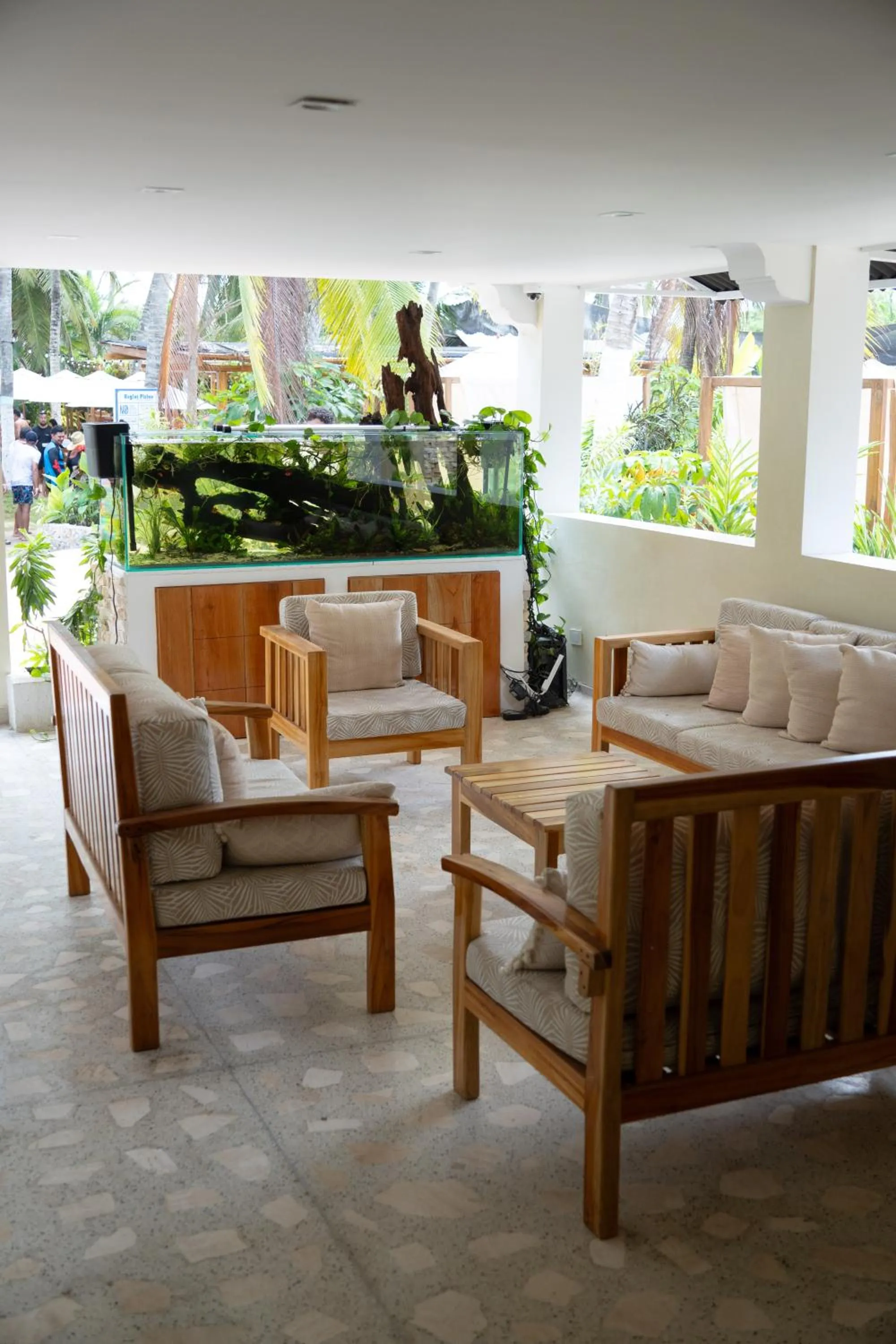 Lobby or reception in Palmarito Beach Hotel
