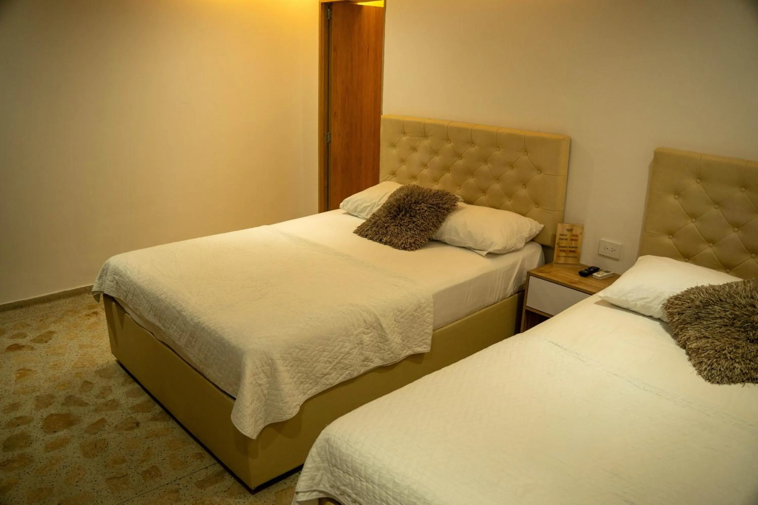 Bed in Palmarito Beach Hotel