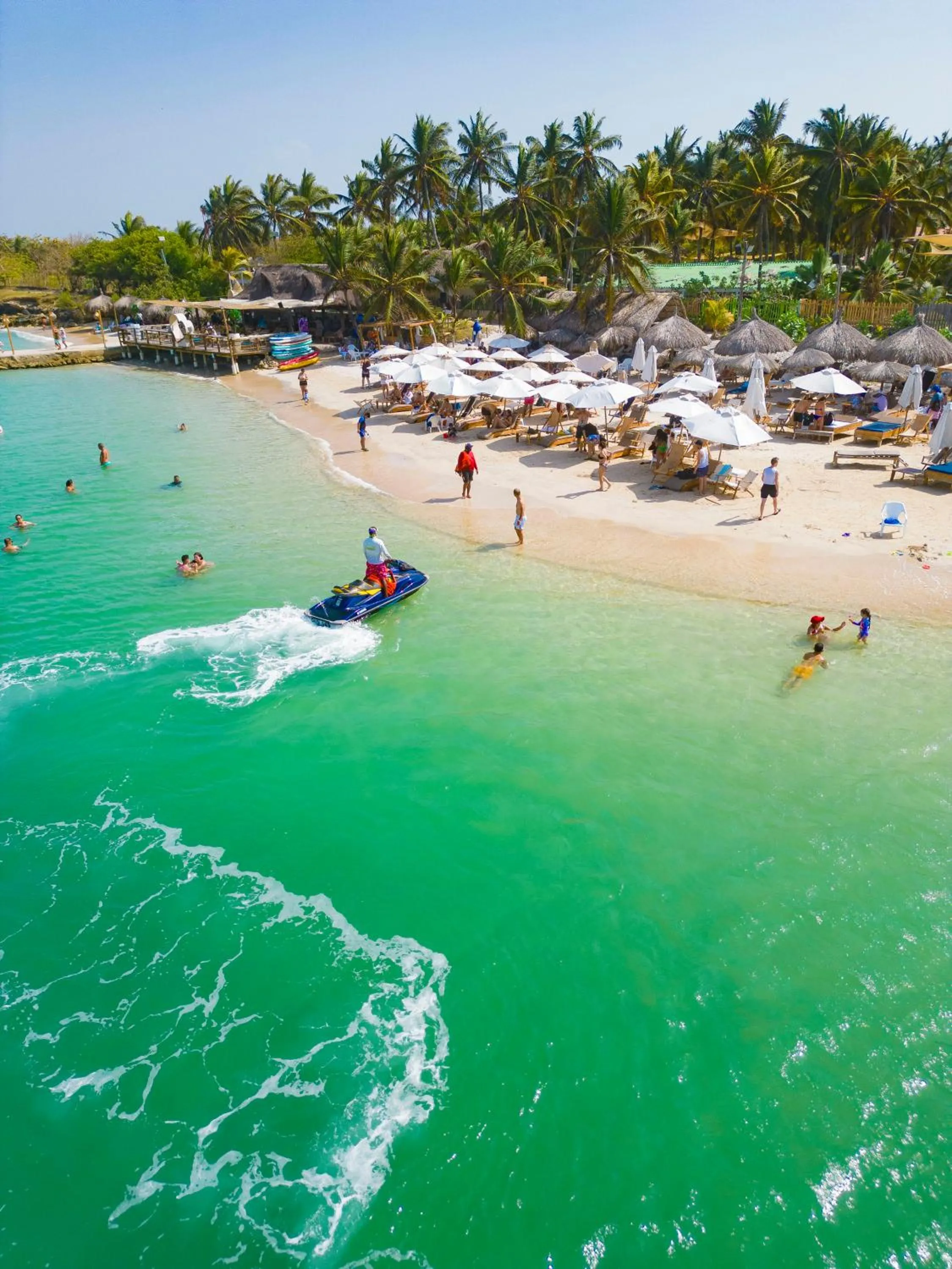 People in Palmarito Beach Hotel