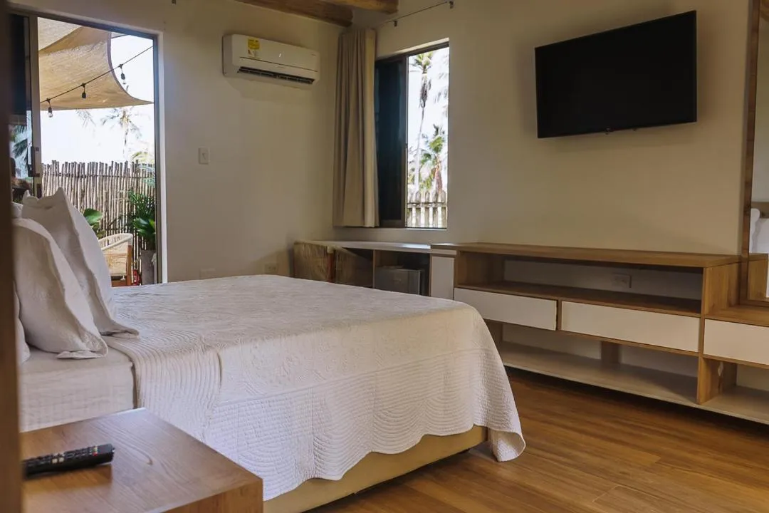 Bed in Palmarito Beach Hotel