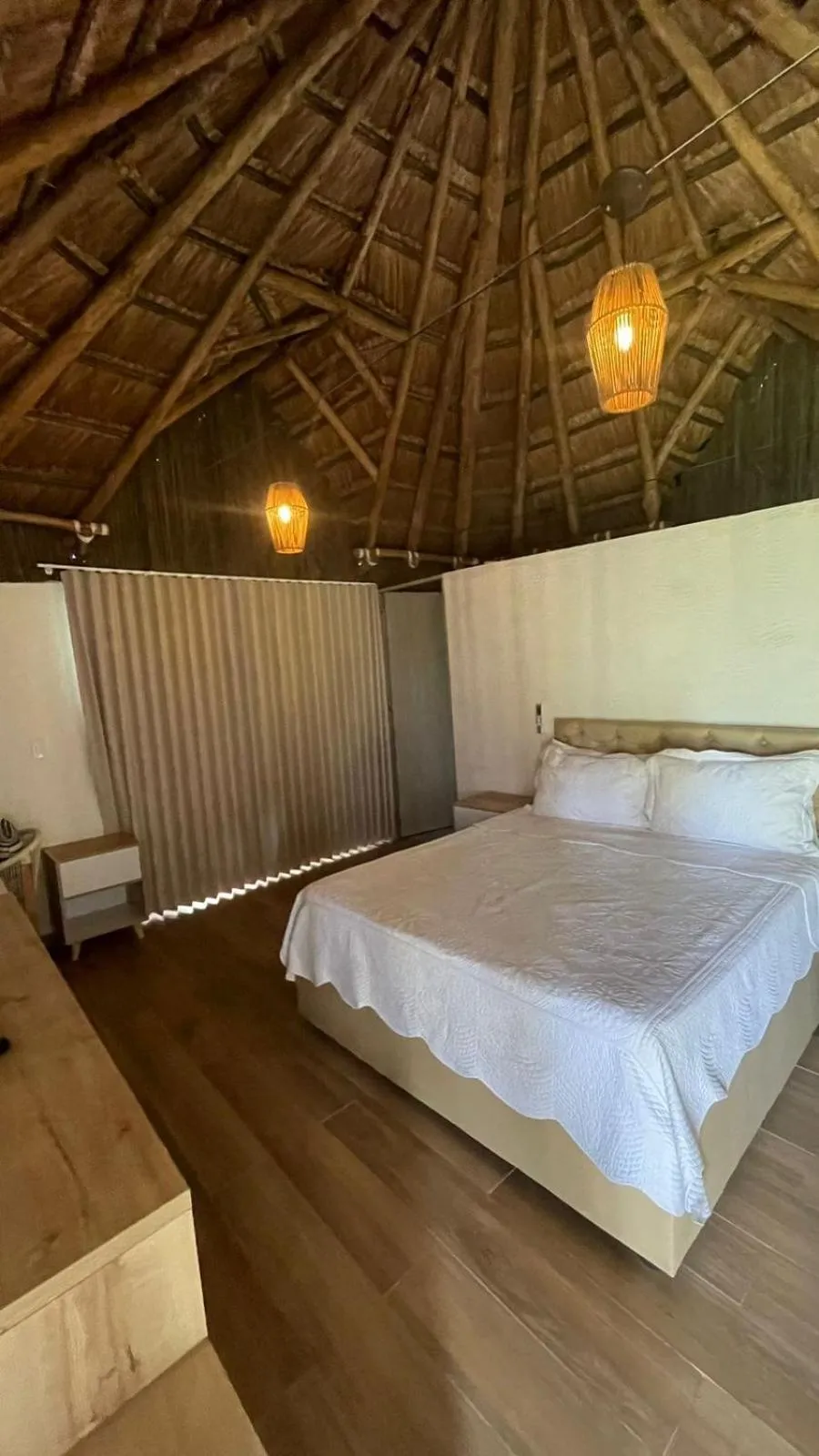 Bed in Palmarito Beach Hotel