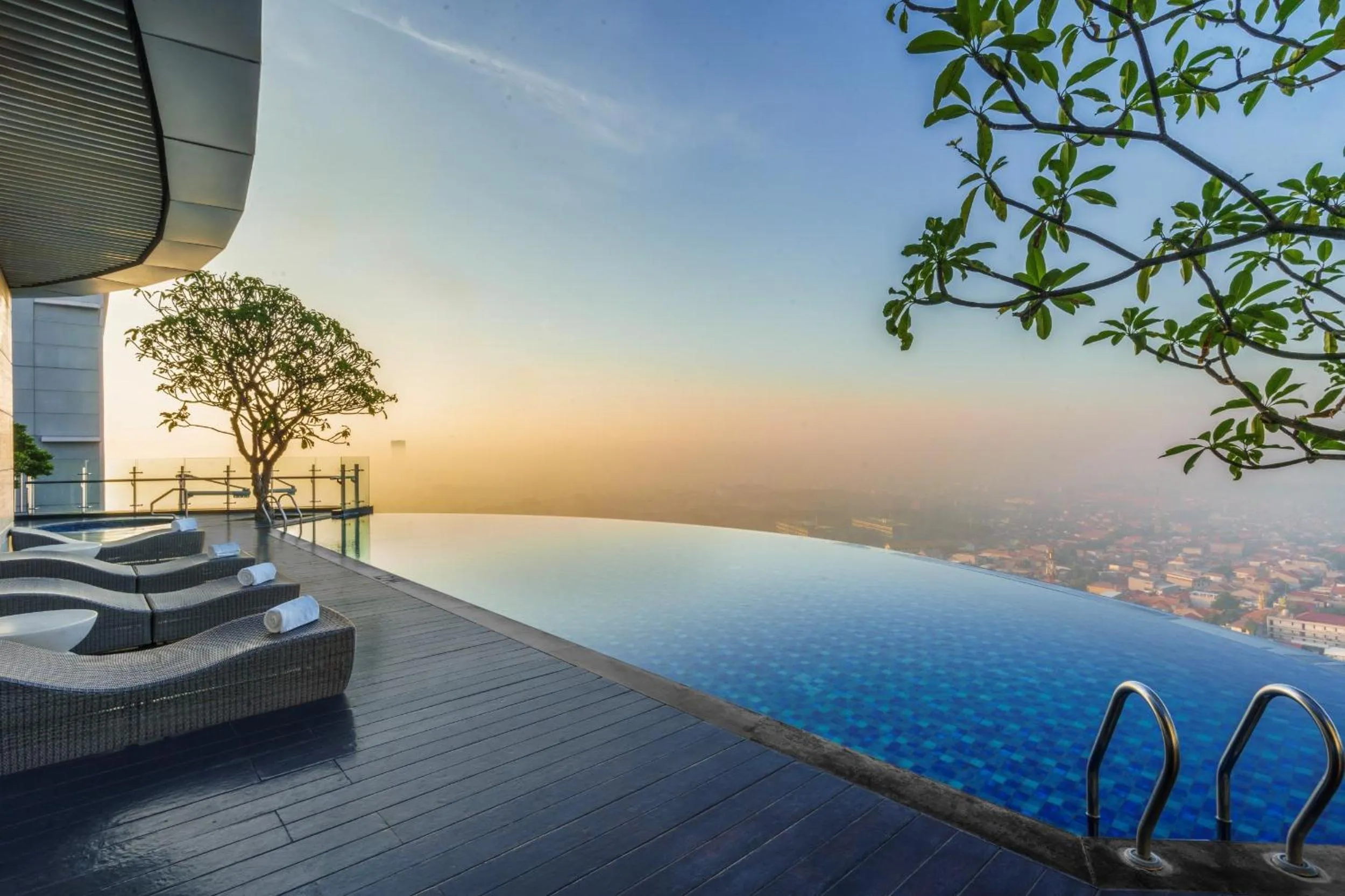 Pool view in Hotel Ciputra World Surabaya managed by Swiss-Belhotel International