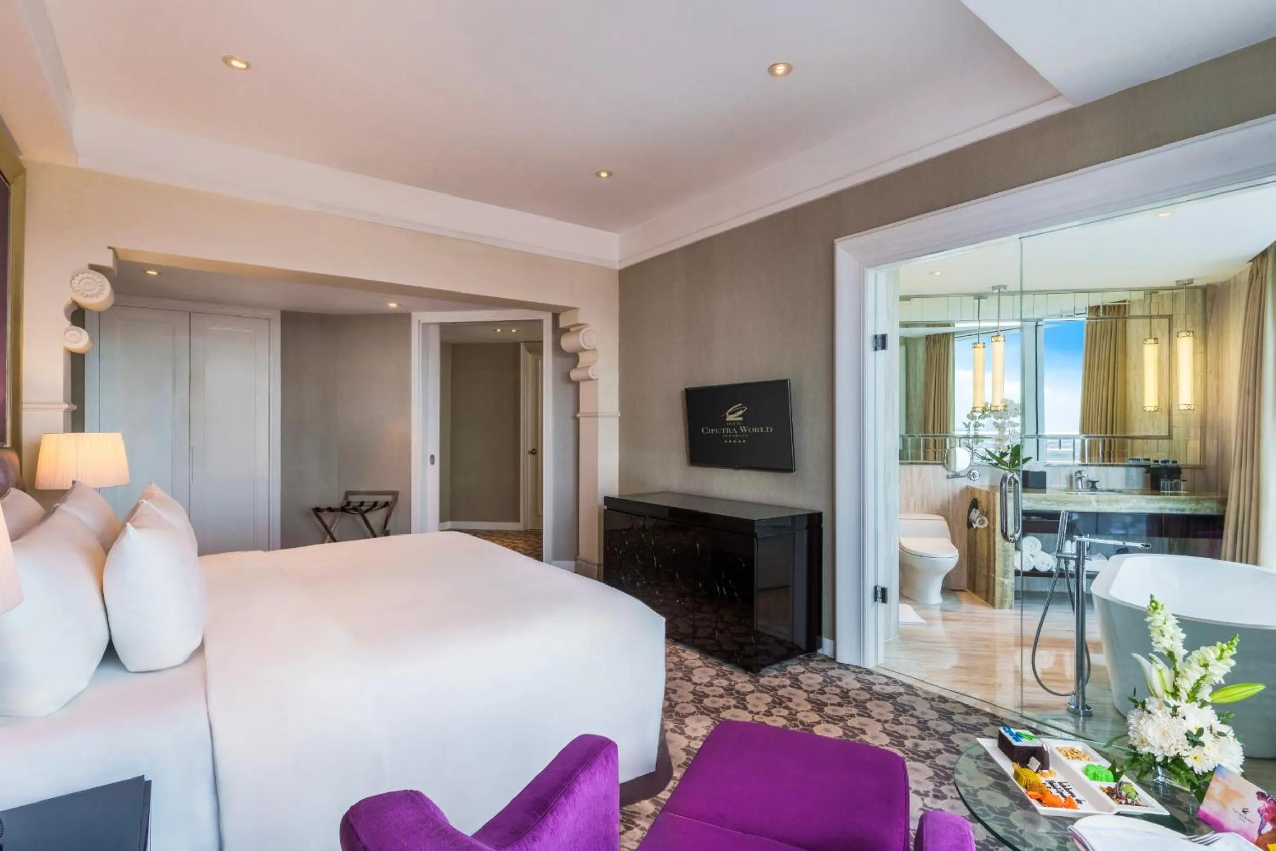 Bed in Hotel Ciputra World Surabaya managed by Swiss-Belhotel International