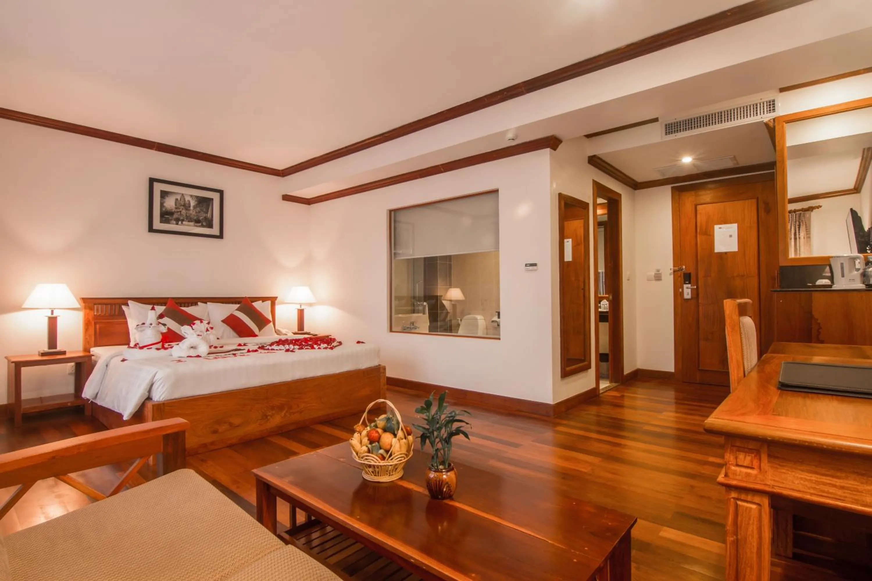 Photo of the whole room, Bed in Cheathata CTS Hotel Siem Reap