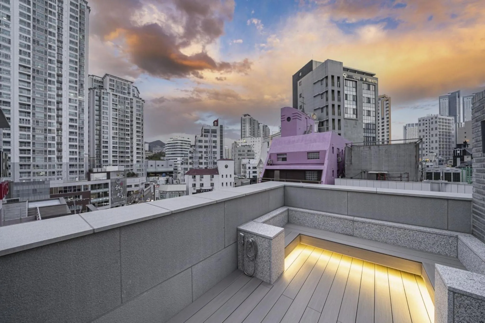 Balcony/Terrace in Haeundae The Van Hotel