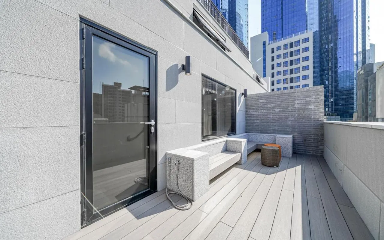 Balcony/Terrace in Haeundae The Van Hotel