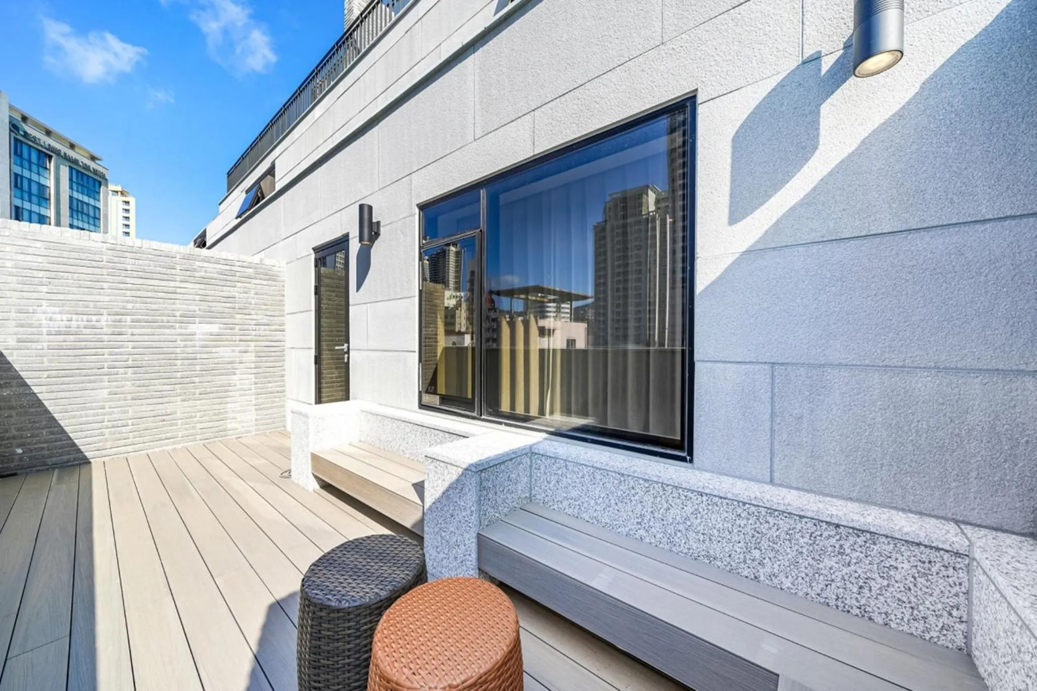 Balcony/Terrace in Haeundae The Van Hotel