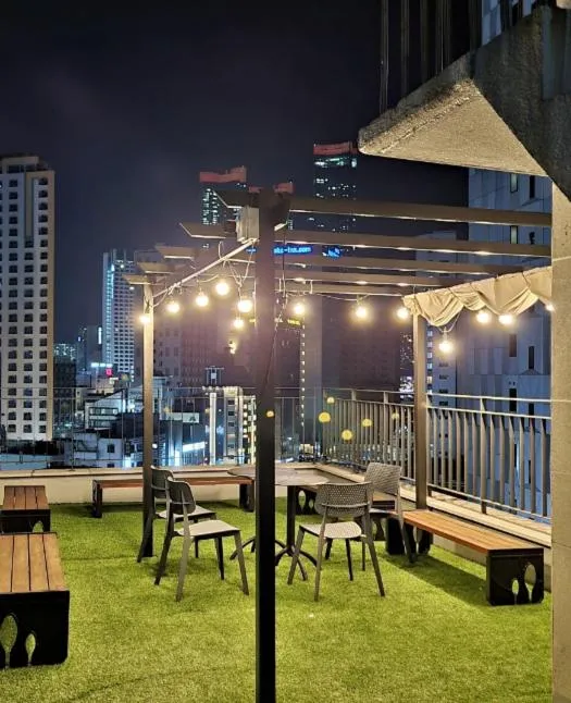 Balcony/Terrace in Haeundae The Van Hotel