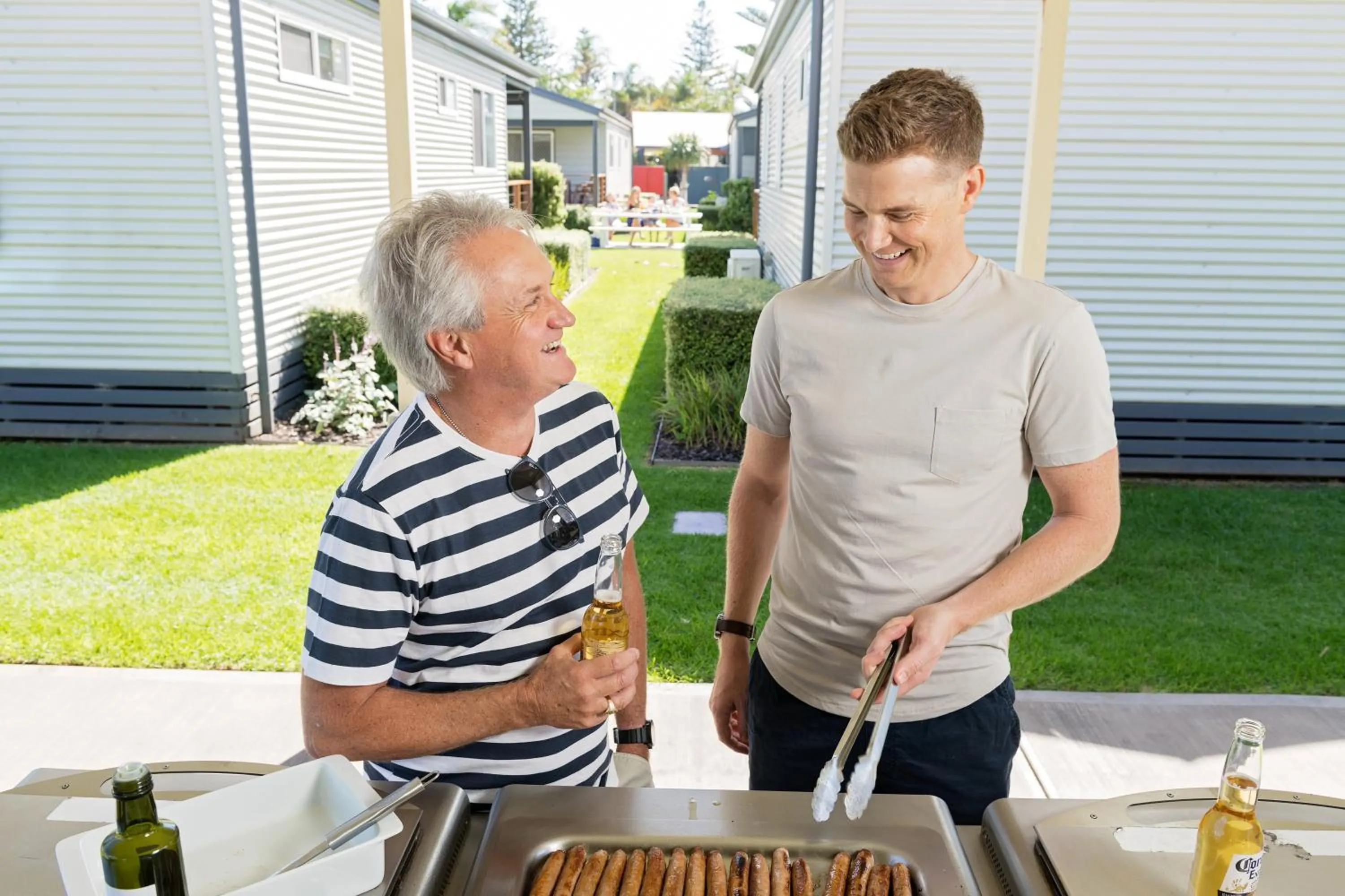 People in Discovery Parks - West Beach Parks