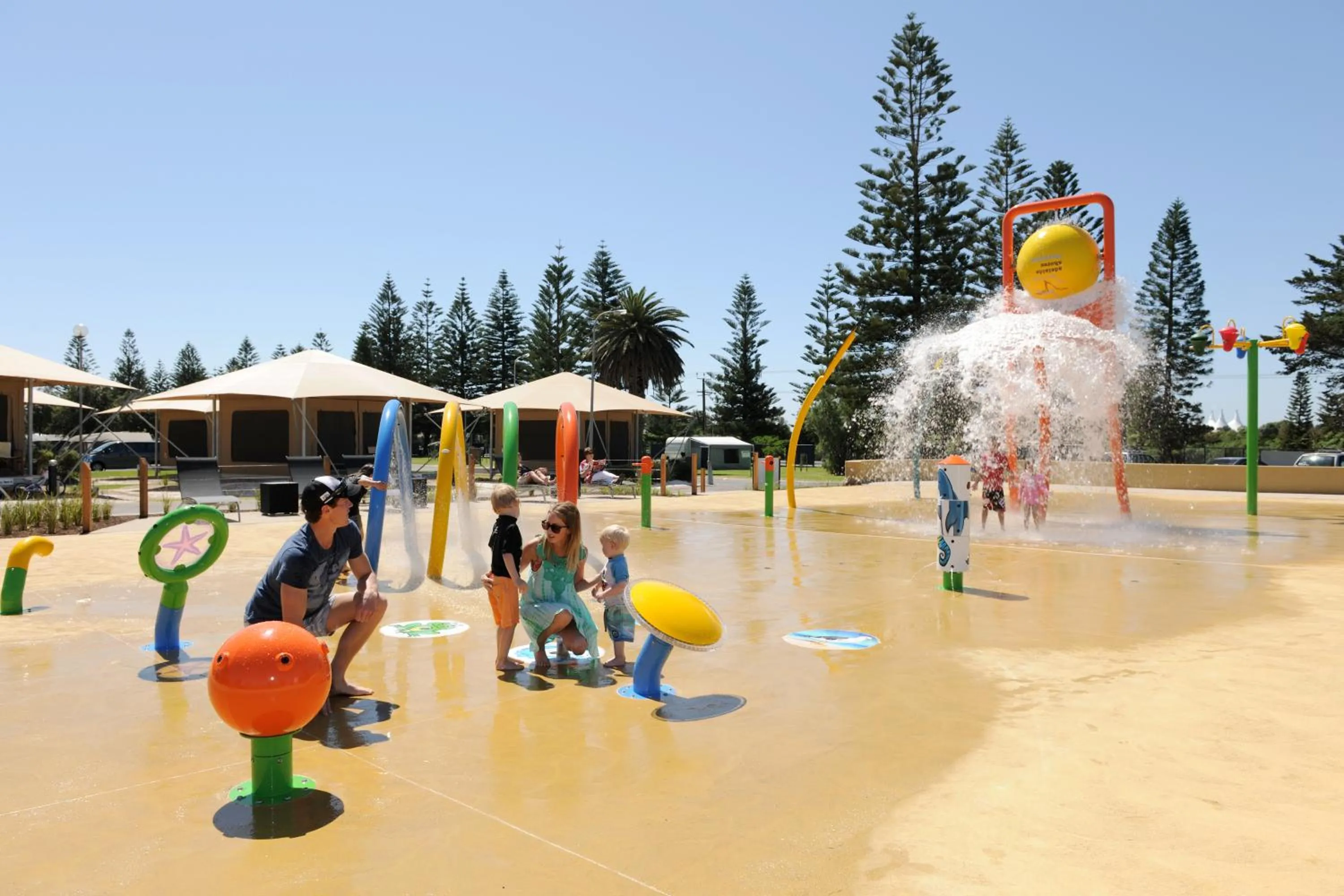 Aqua park in Discovery Parks - West Beach Parks