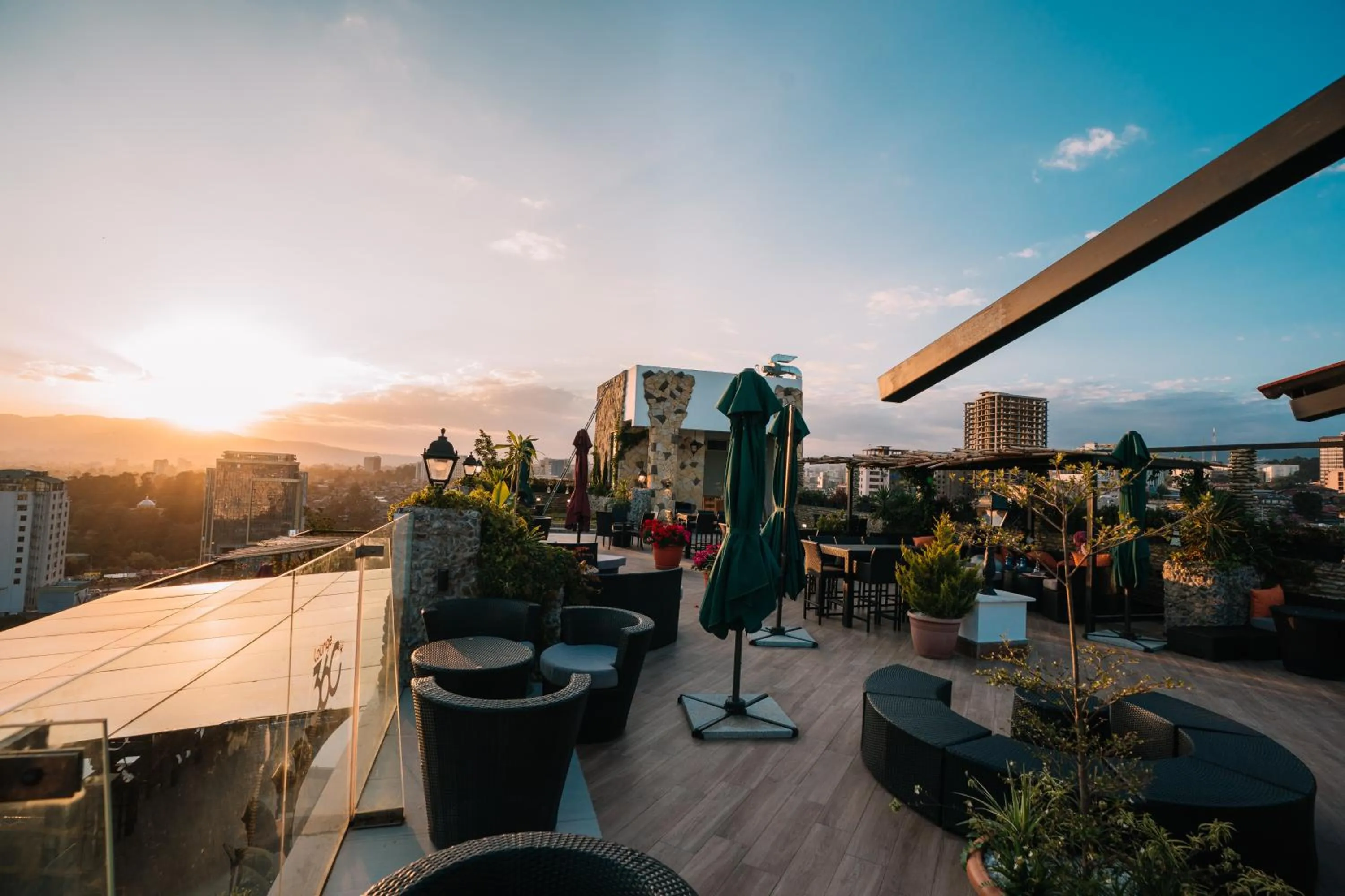 Sunset in Monarch Hotel