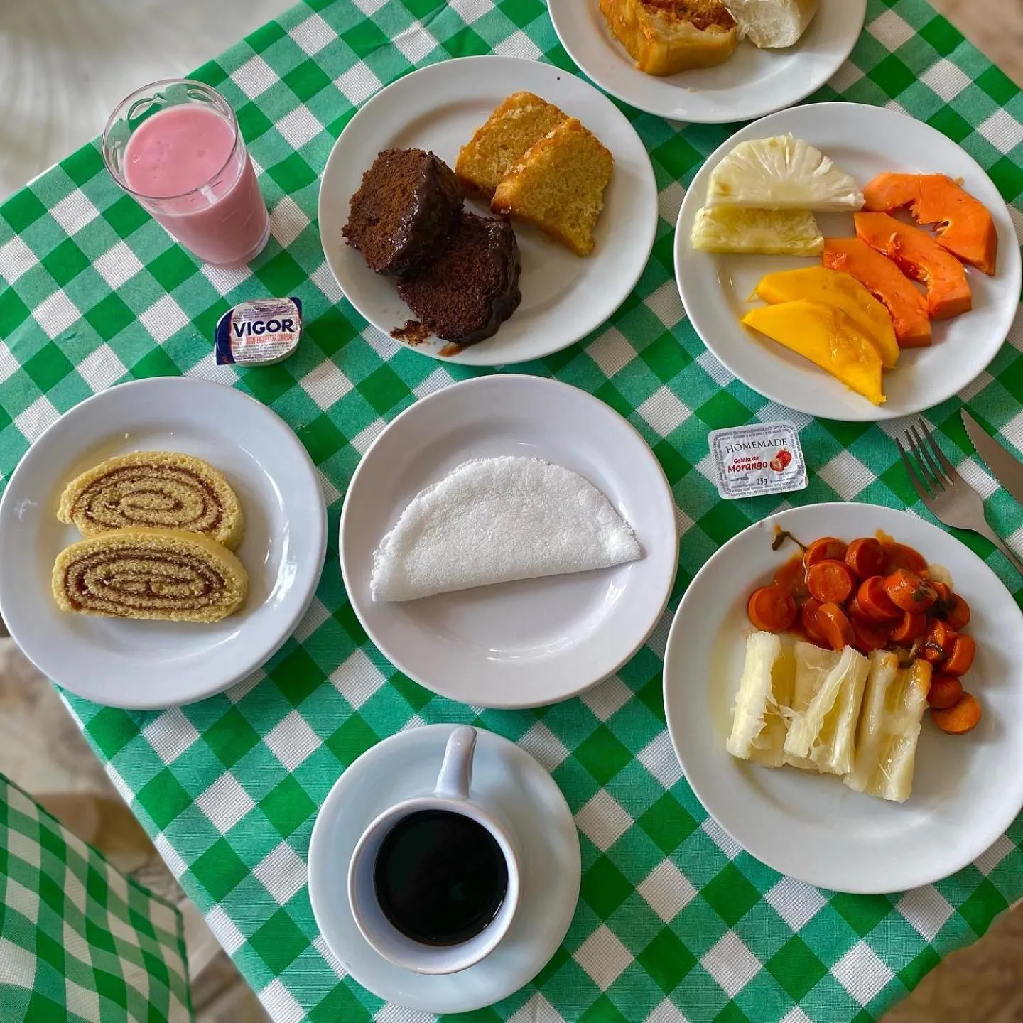 Breakfast in Pousada Porto Navegantes