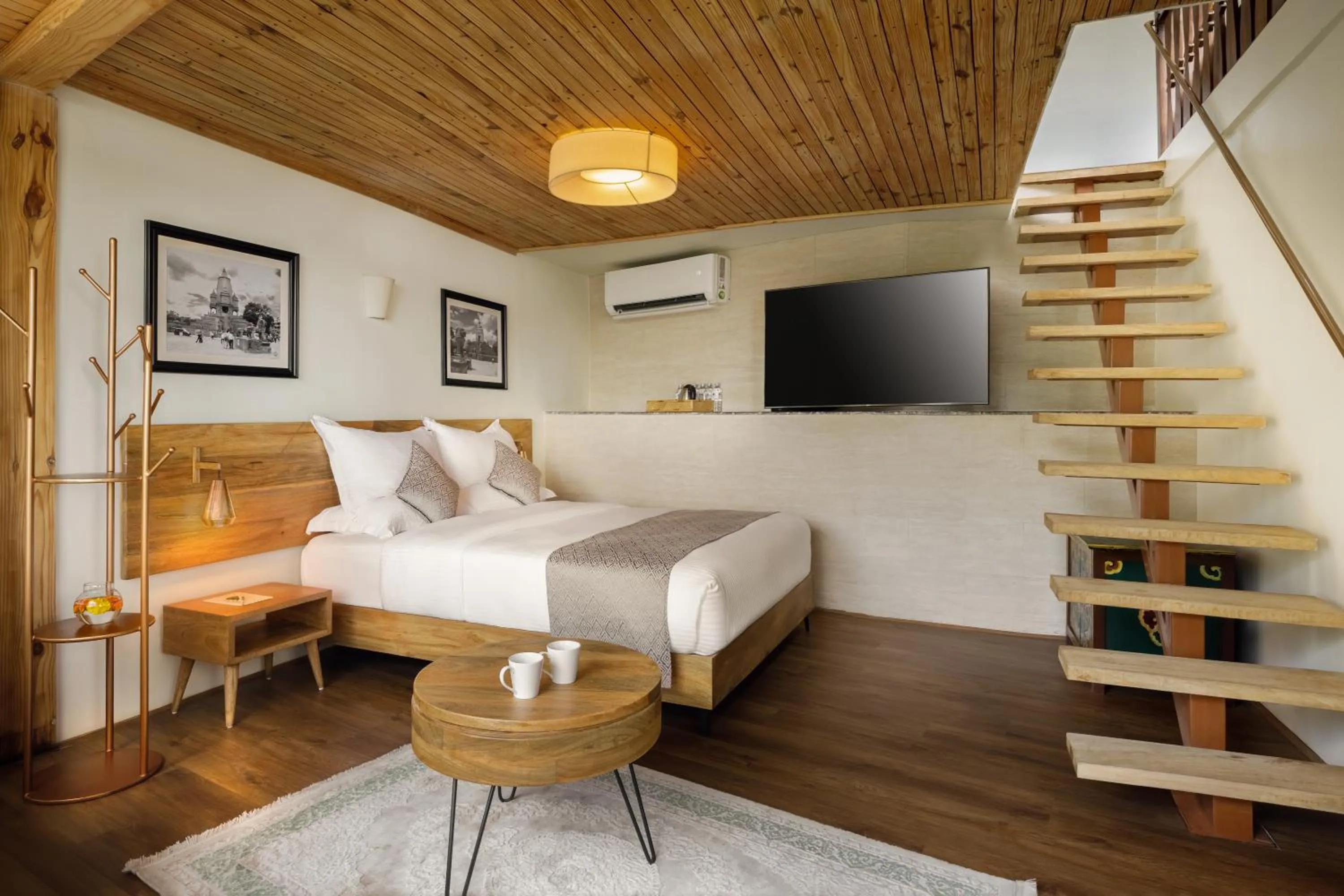 Bed in Hotel Country Villa