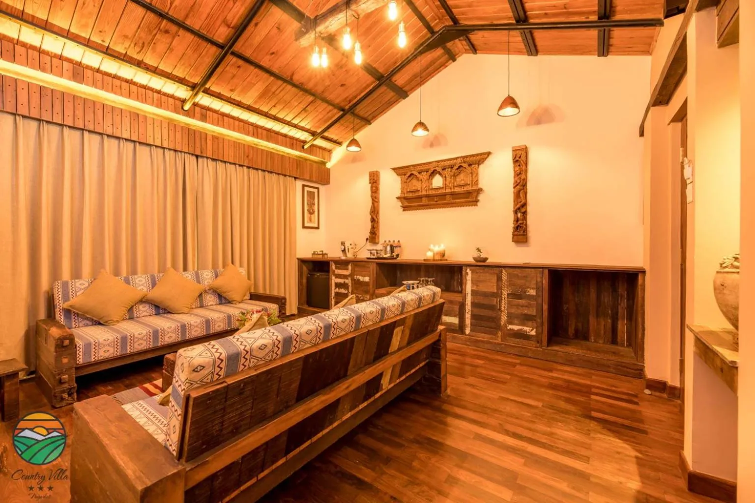 Living room in Hotel Country Villa