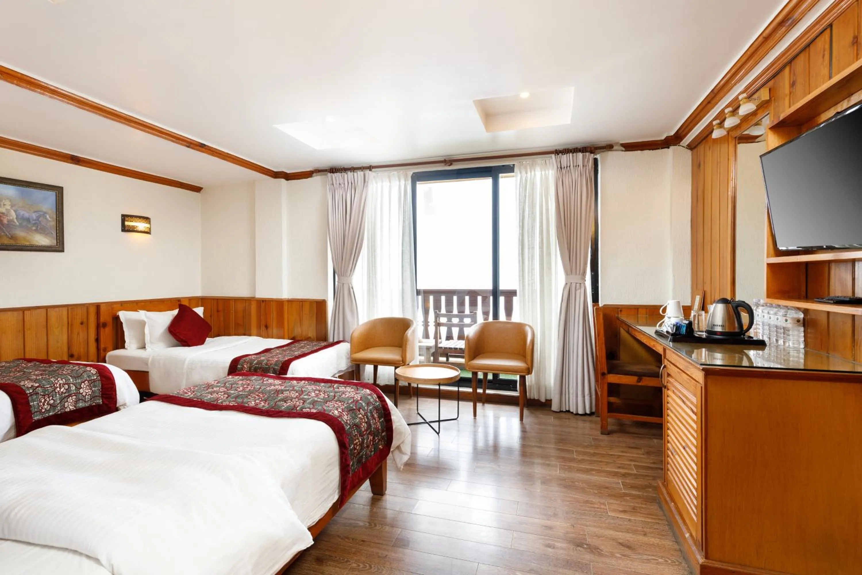 Bed in Hotel Country Villa