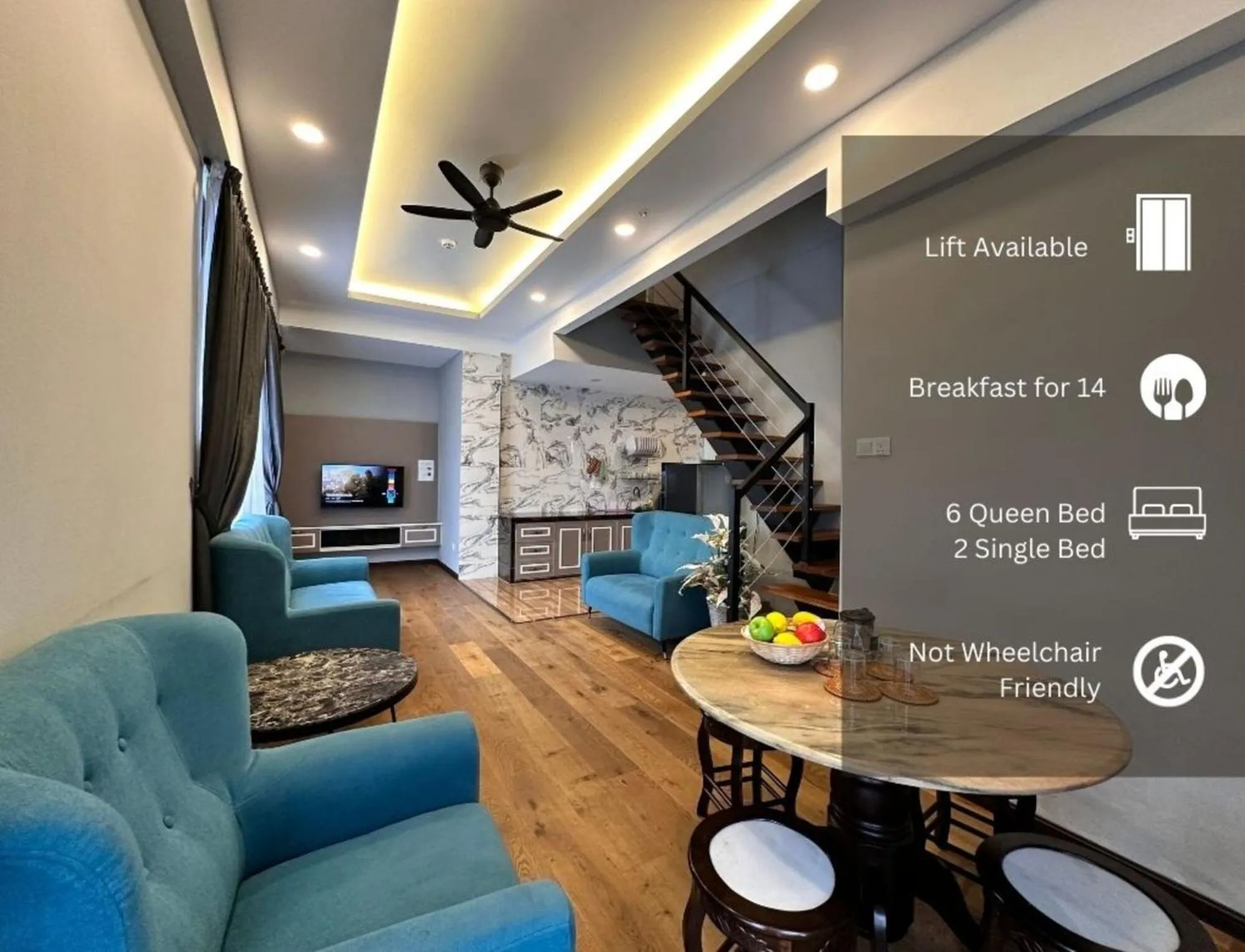 Living room in Hotel Lavie at Centrum