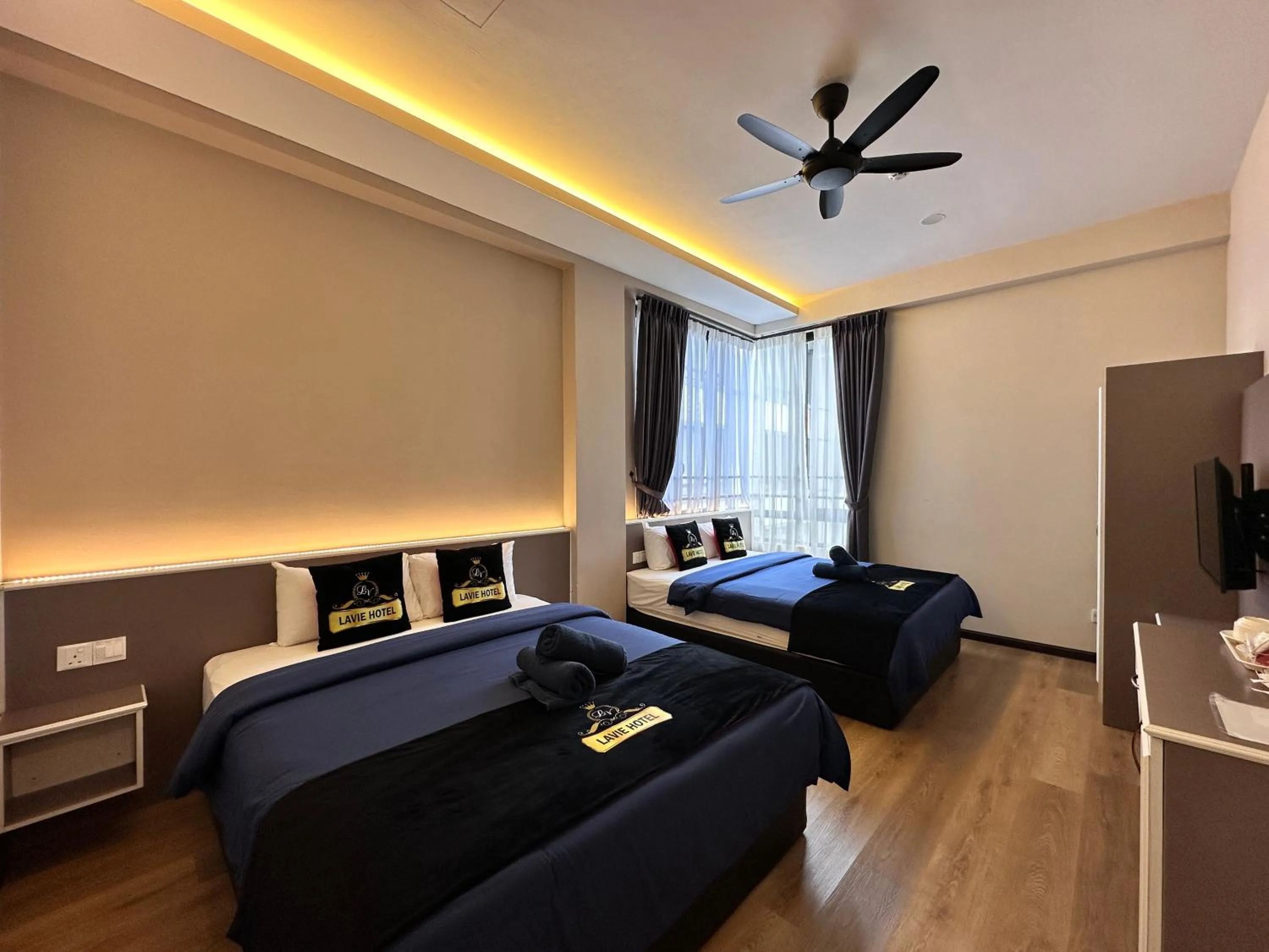 Bed in Hotel Lavie at Centrum