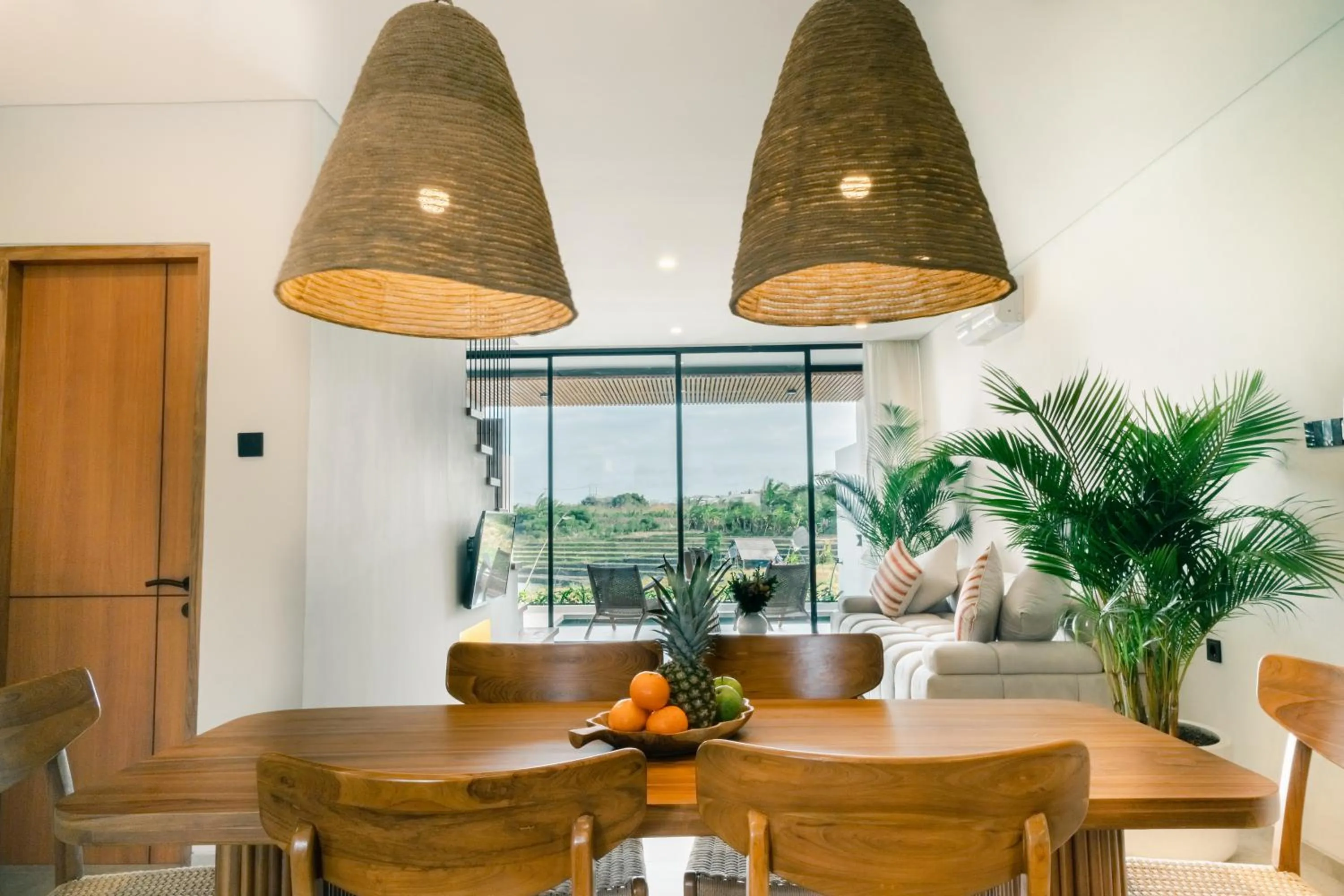 Living room in The Menuai Bali Villas Canggu